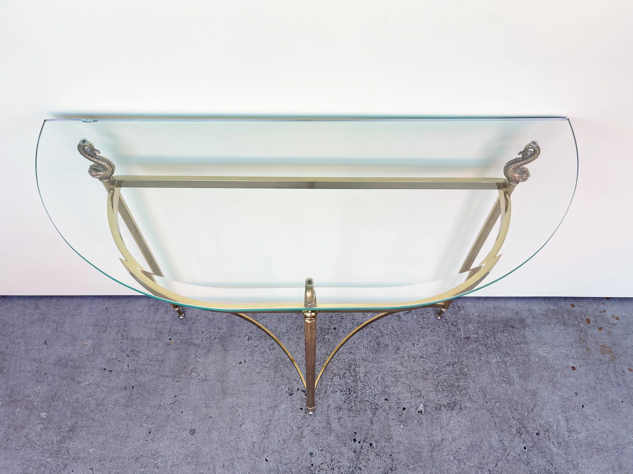 Regency Brass Koi Console - Image 3