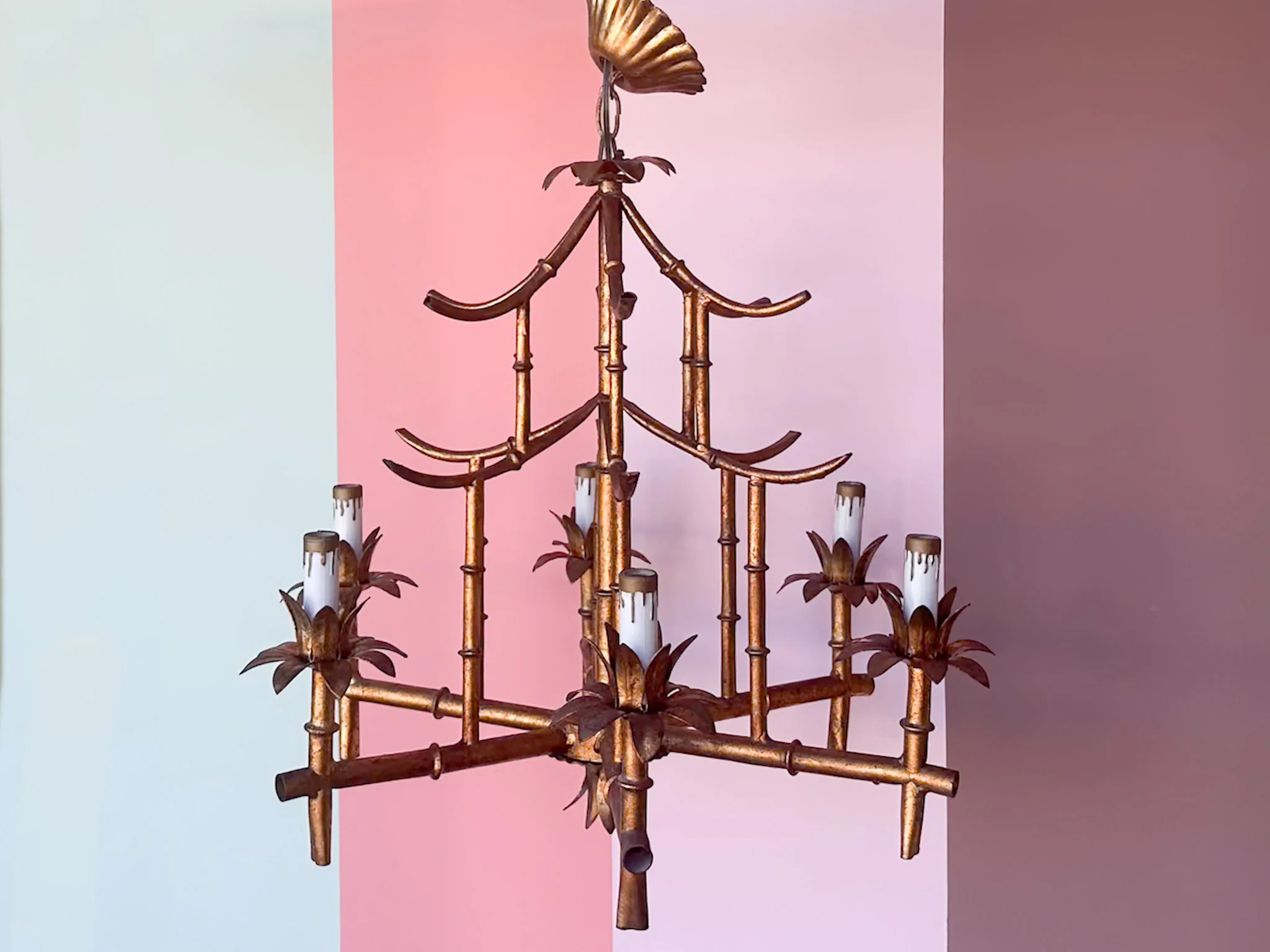 Regency Chic Pagoda Chandelier - Image 4