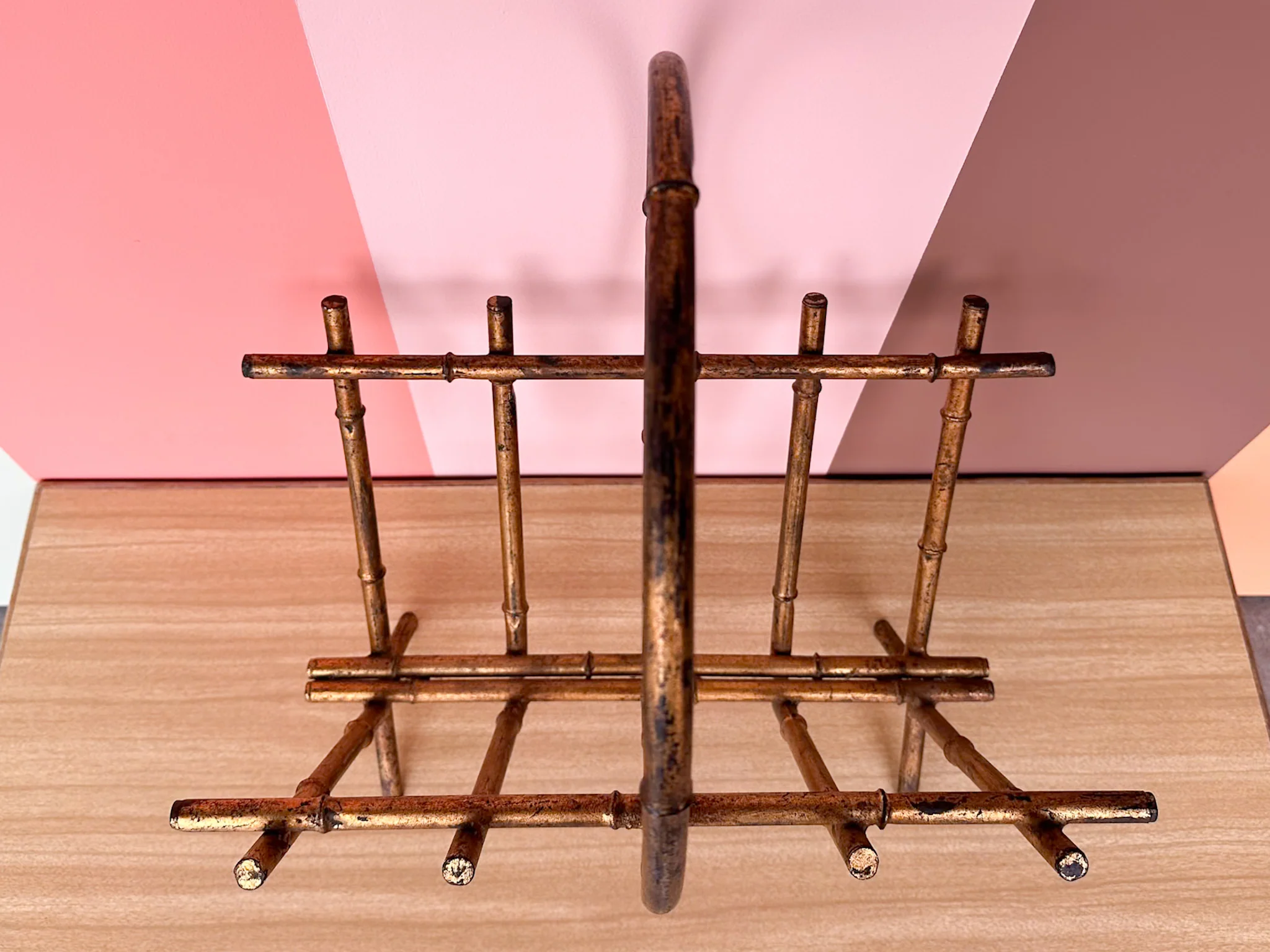 Regency Faux Bamboo Magazine Rack - Image 5