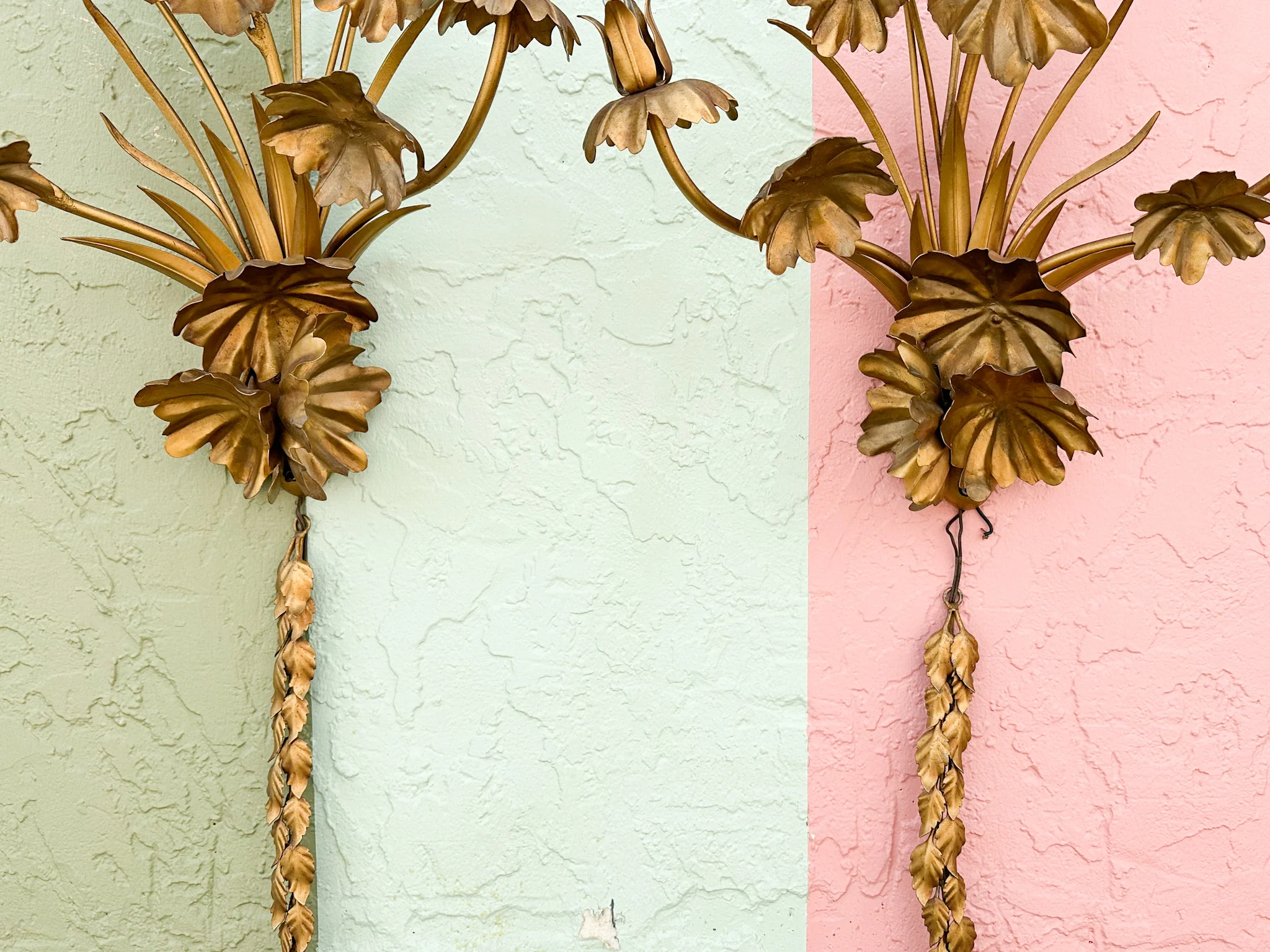 Regency Glam Flower Wall Sconces - Image 12