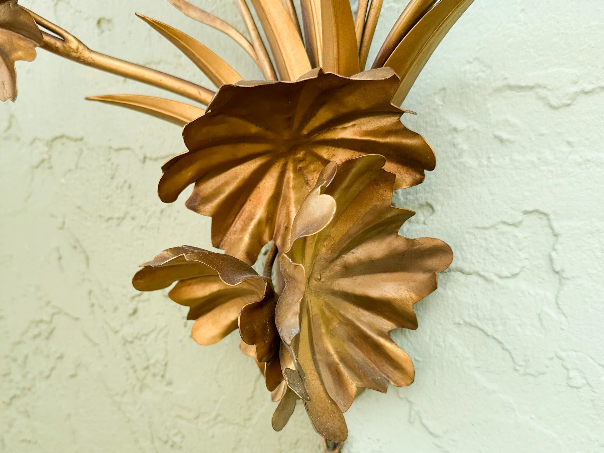 Regency Glam Flower Wall Sconces - Image 6