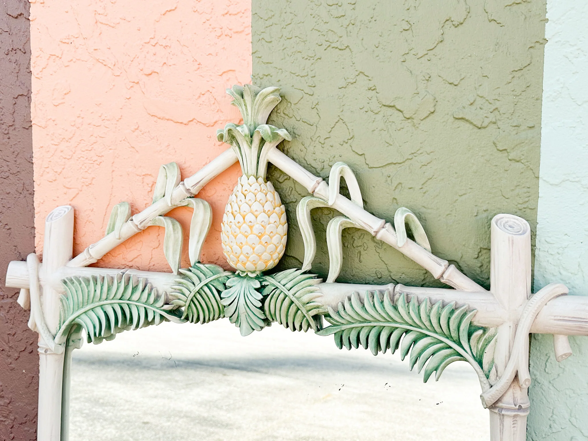 Regency Style Pineapple Gampel Stoll Mirror - Image 2