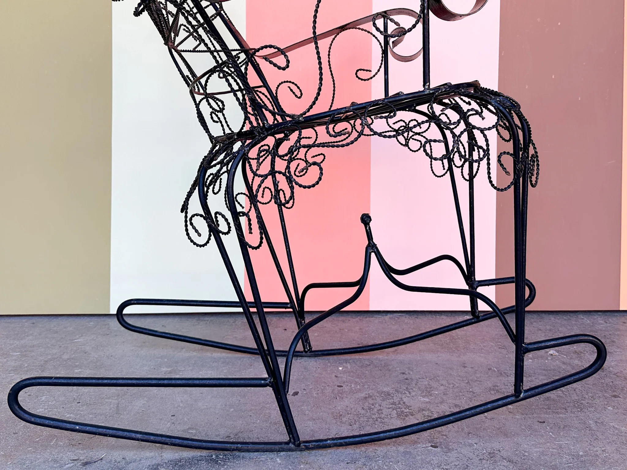 Salterini Style Peacock Rocker - Image 9