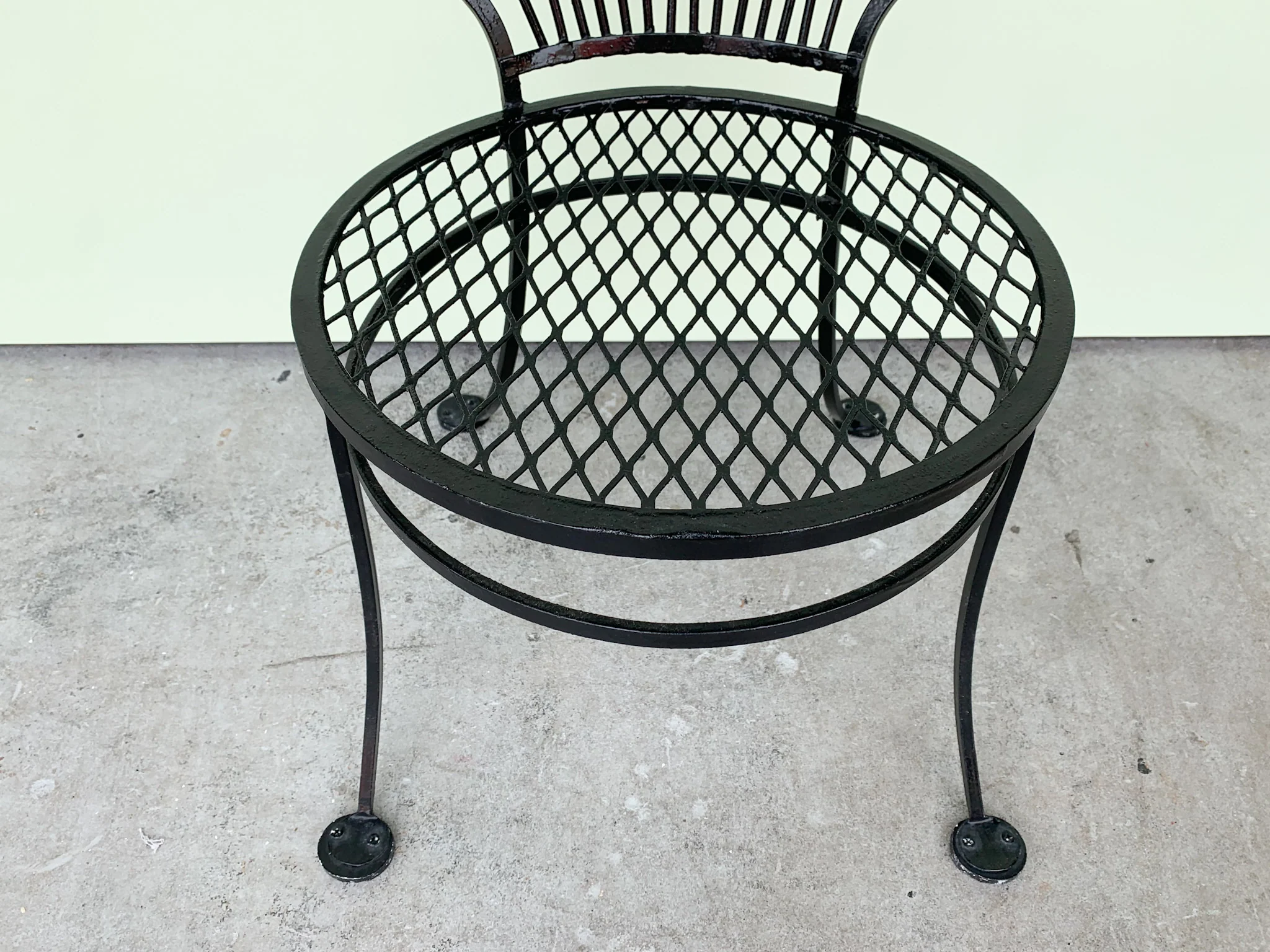 Peacock Wrought Iron Dining Table and Chairs - Image 5