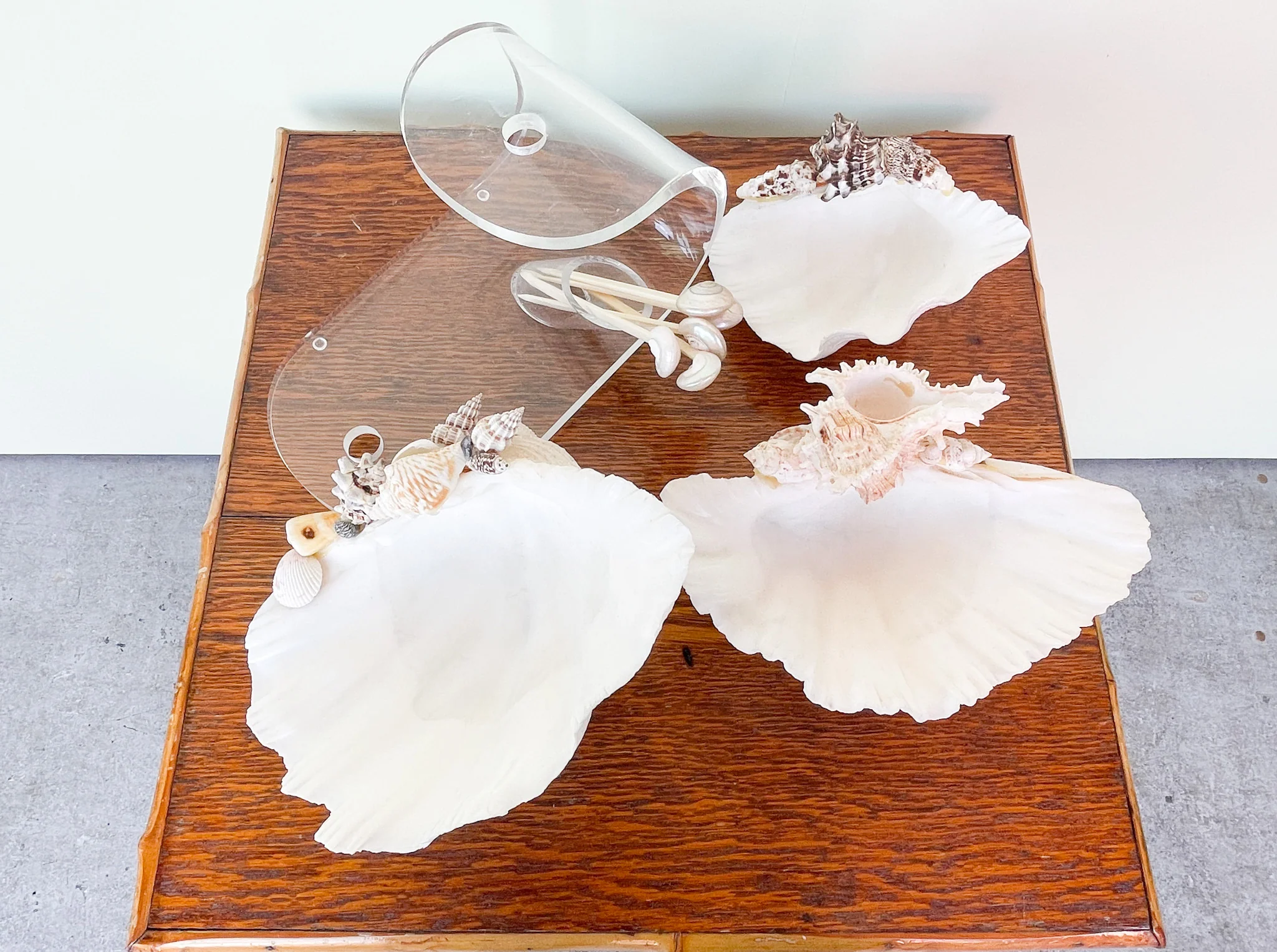Seashell and Lucite Serving Set - Image 3