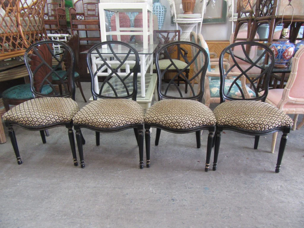 Set of 4 Chippendale Side Chairs - Image 4