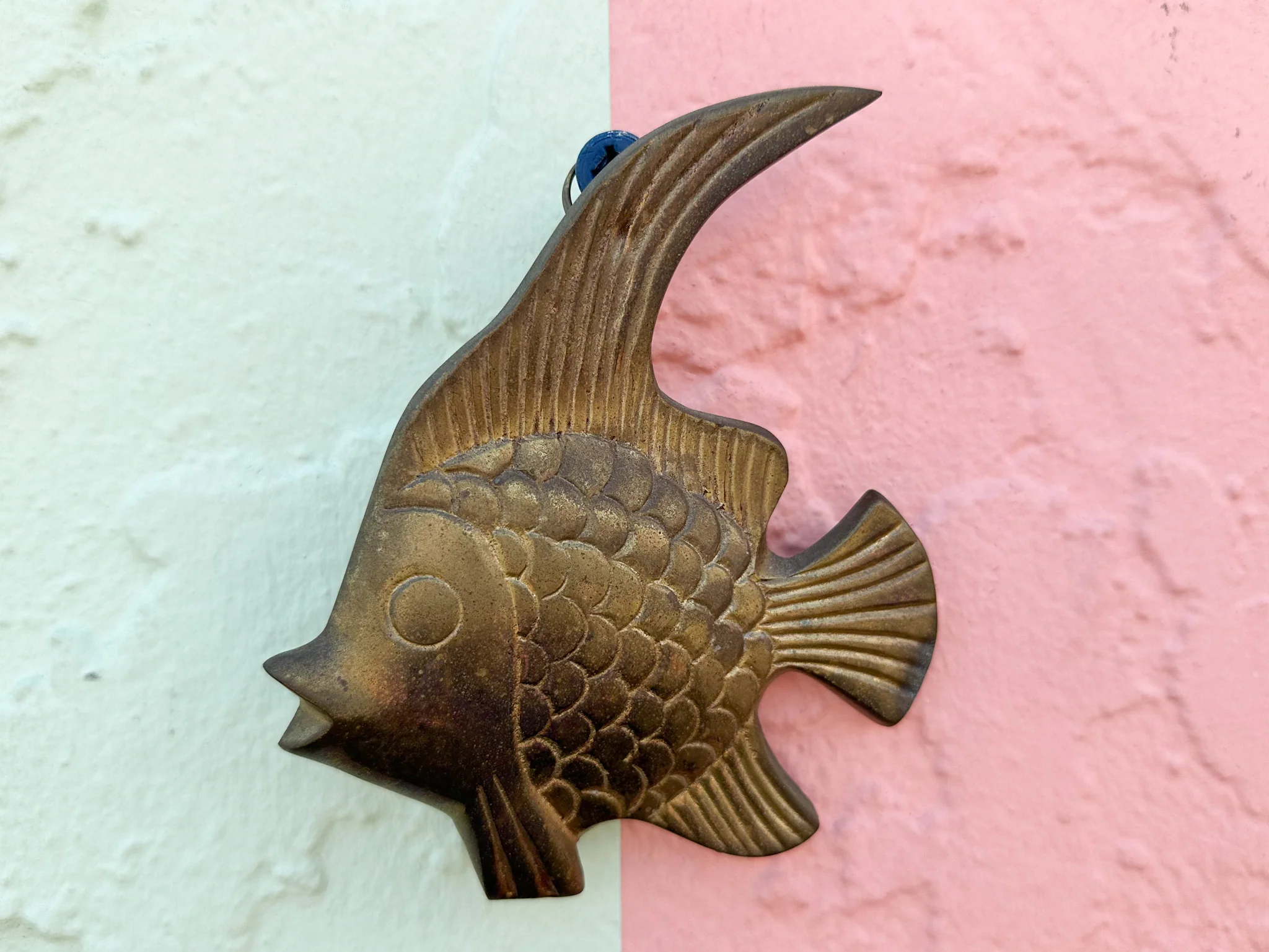 Set of Six Brass Angelfish - Image 6