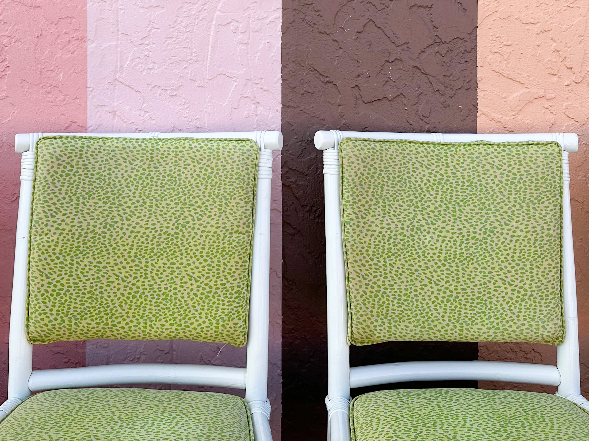 Set of Eight Ficks Reed Rattan Dining Chairs - Image 6