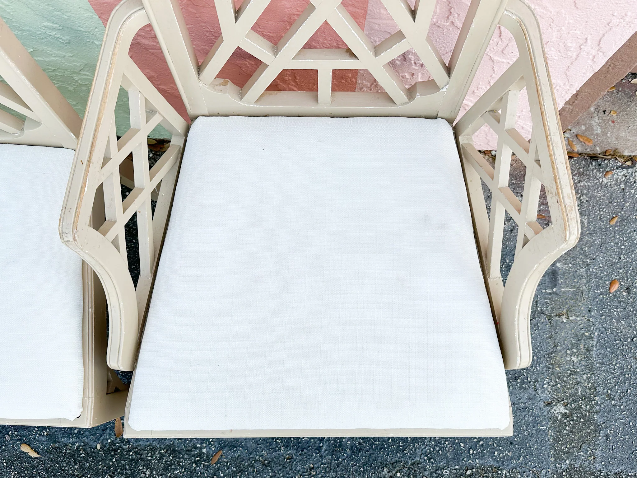 Set of Eight Fretwork Pagoda Dining Chairs - Image 20