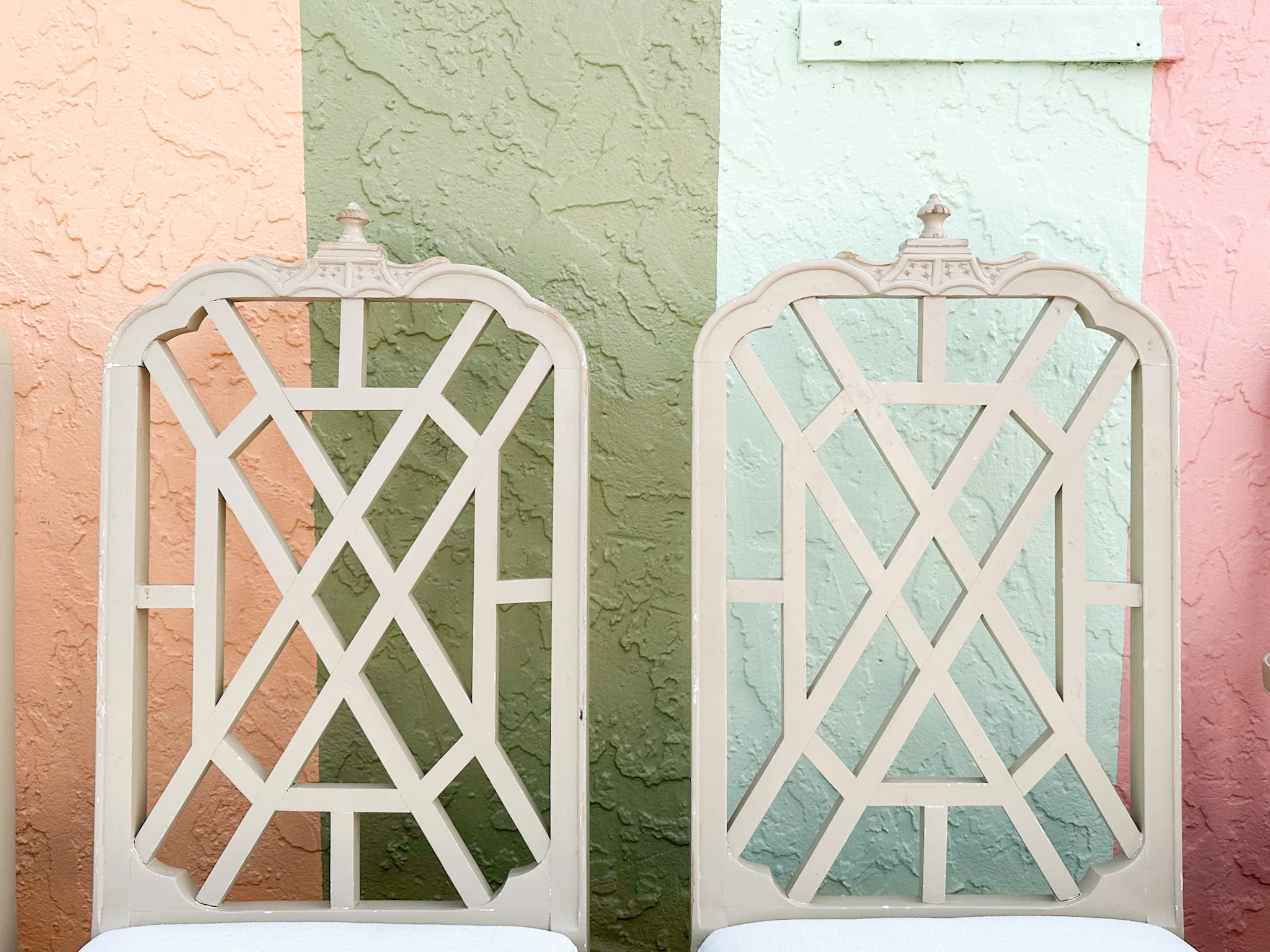 Set of Eight Fretwork Pagoda Dining Chairs - Image 6