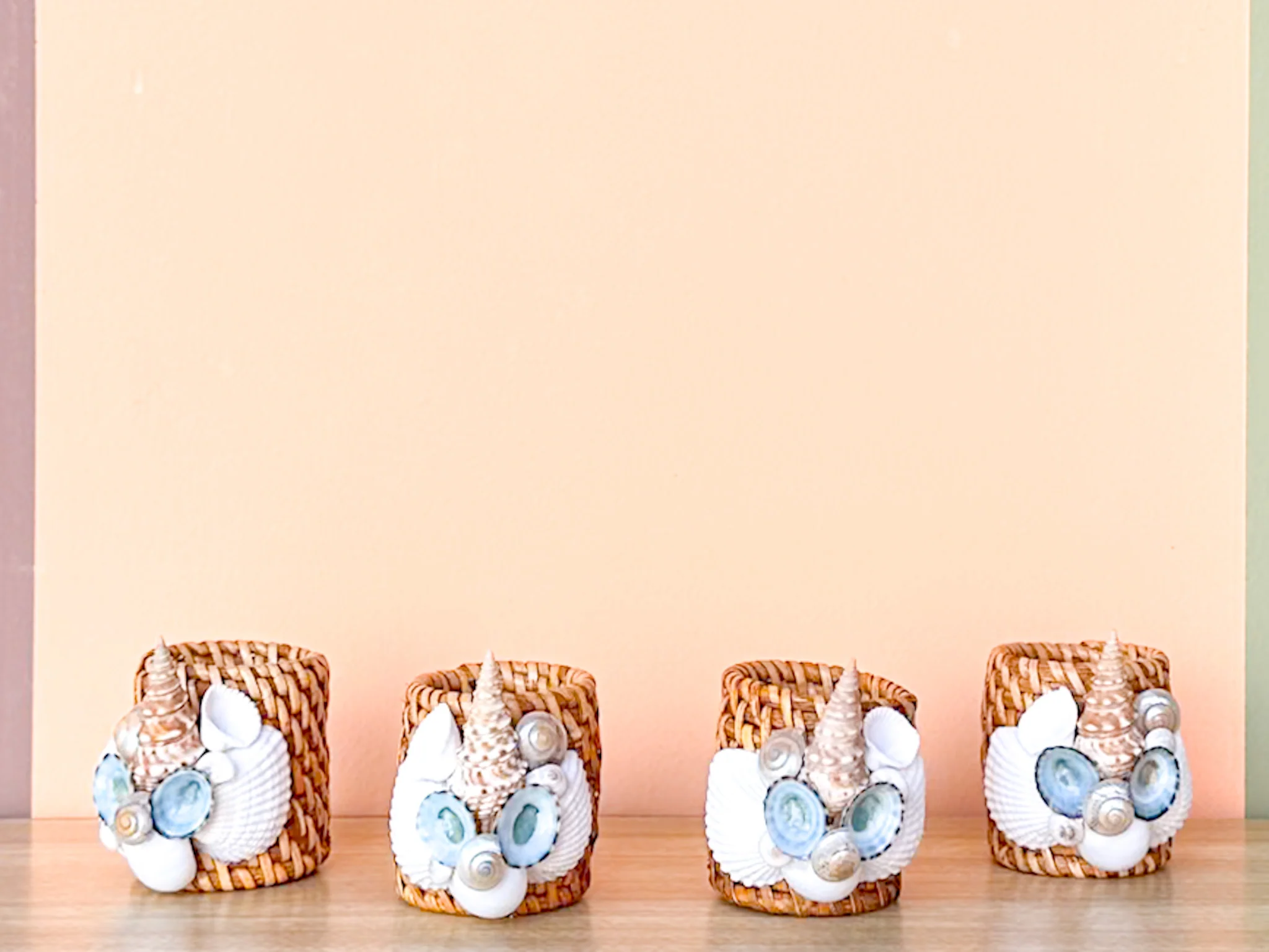 Set of Eight Shellegance Napkin Rings - Image 11