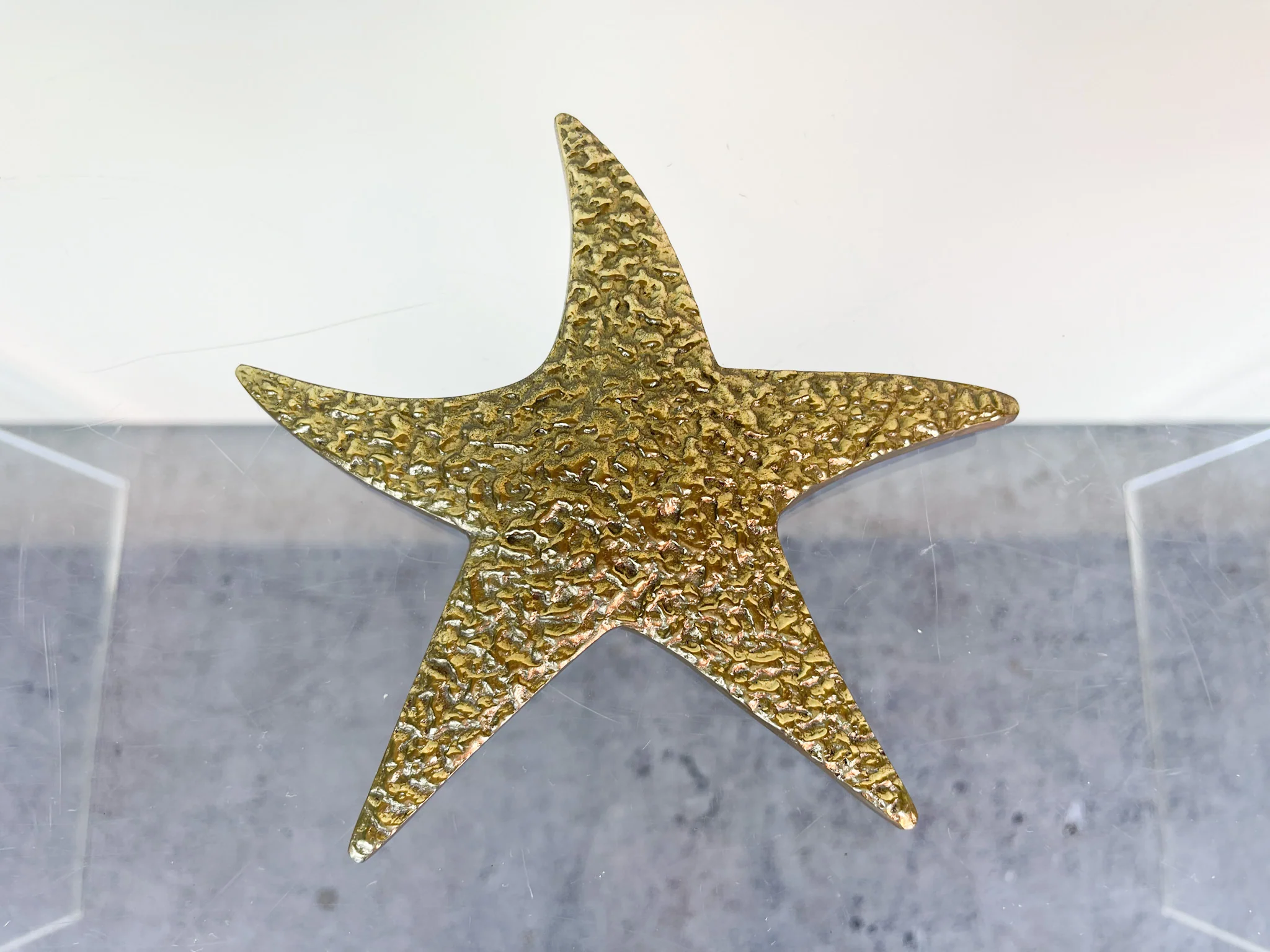 Set of Four Brass Seashell Wall Art - Image 3