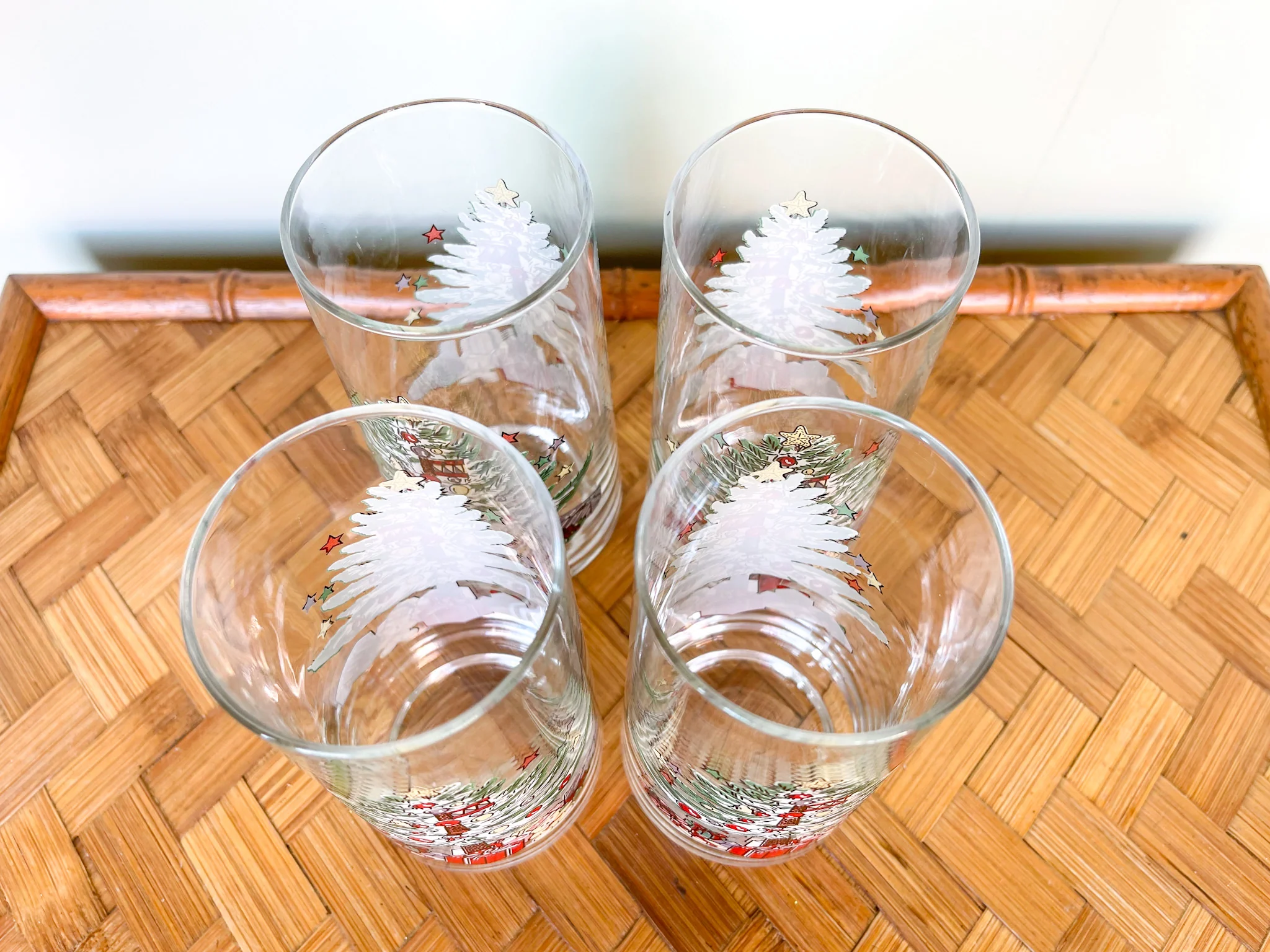Set of Four Christmas Morning Glassware - Image 3