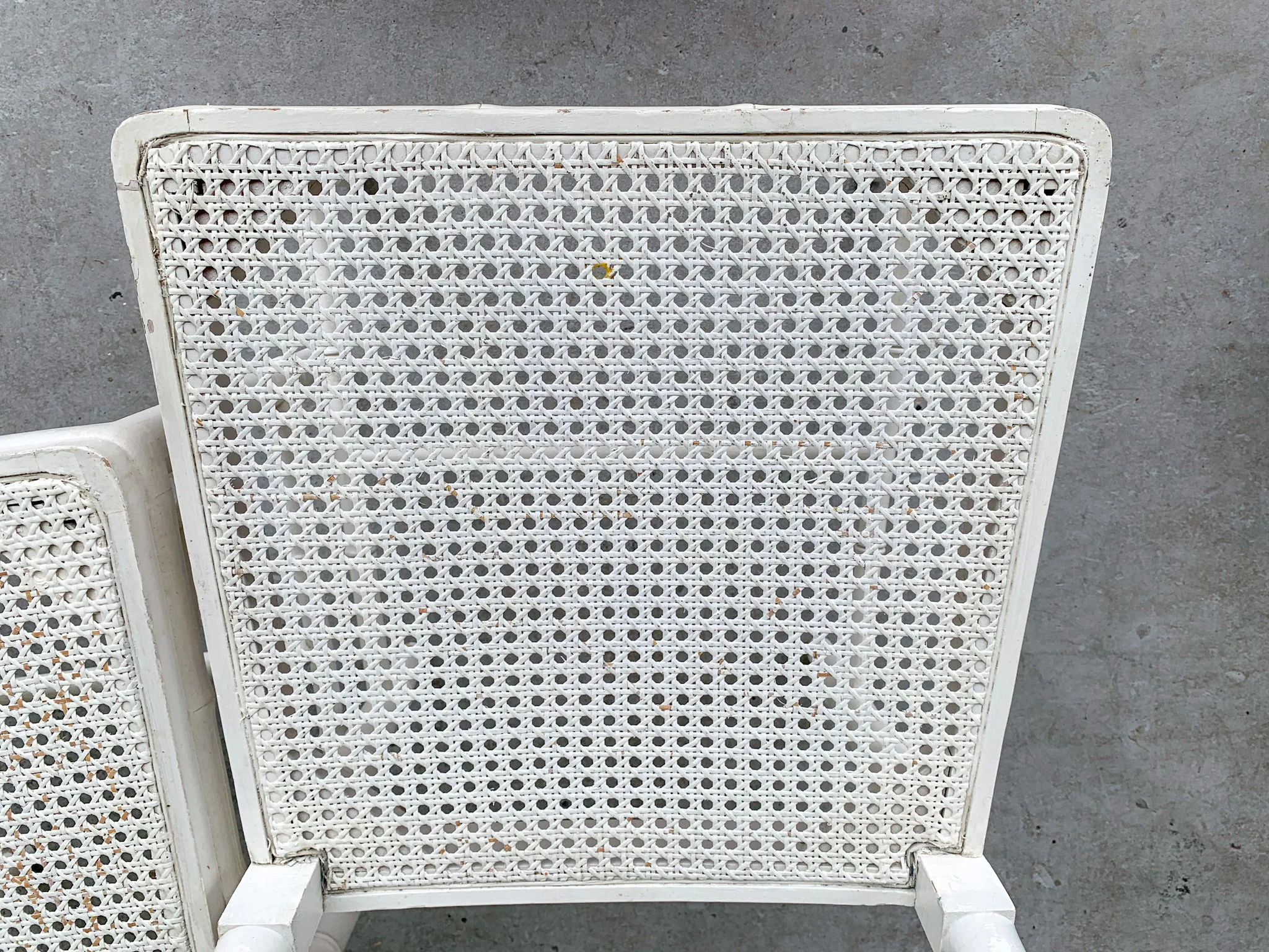 Set of Four Faux Bamboo and Cane Chairs - Image 4