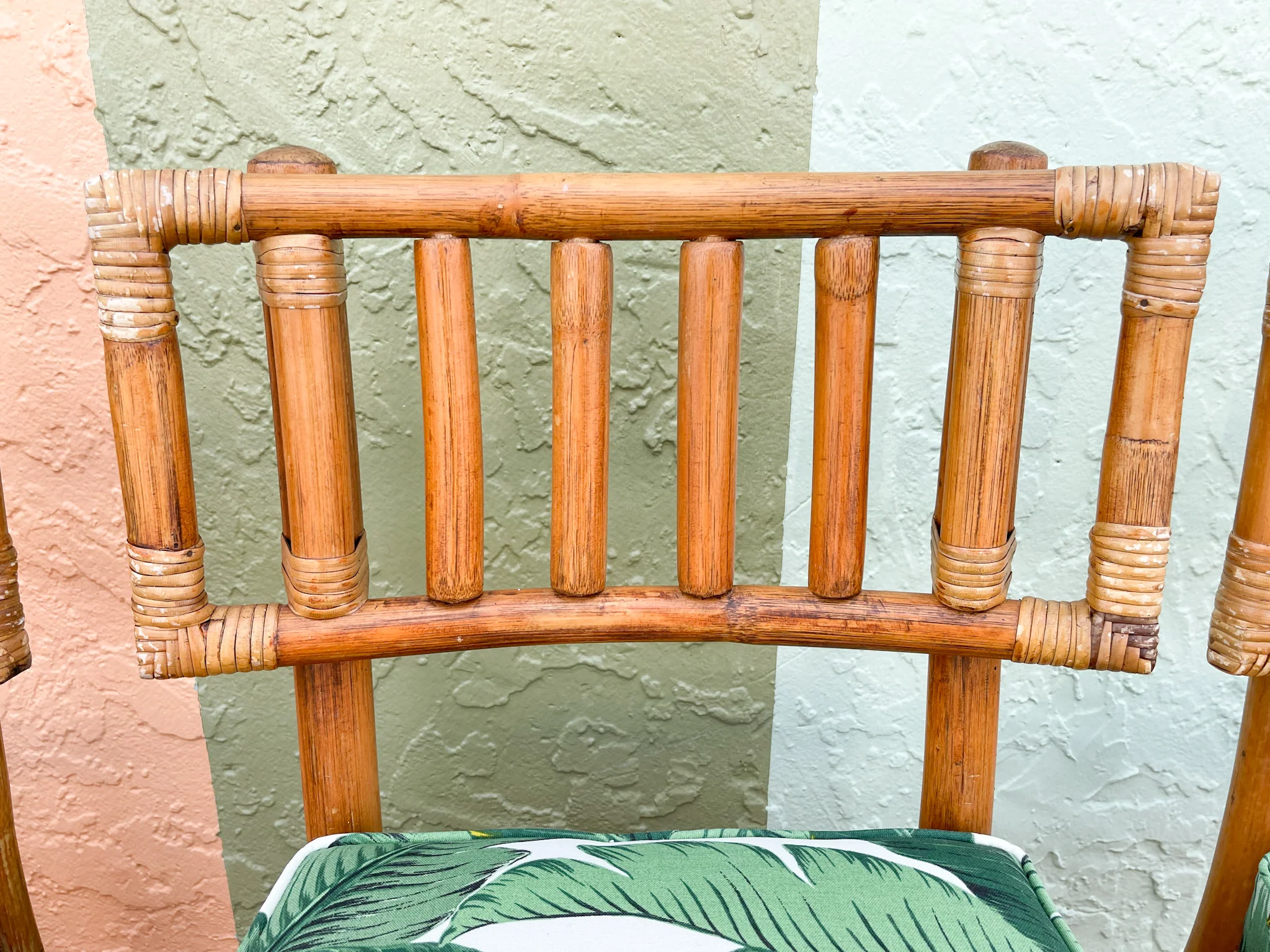 Set of Four Ficks Reed Rattan Chairs - Image 9