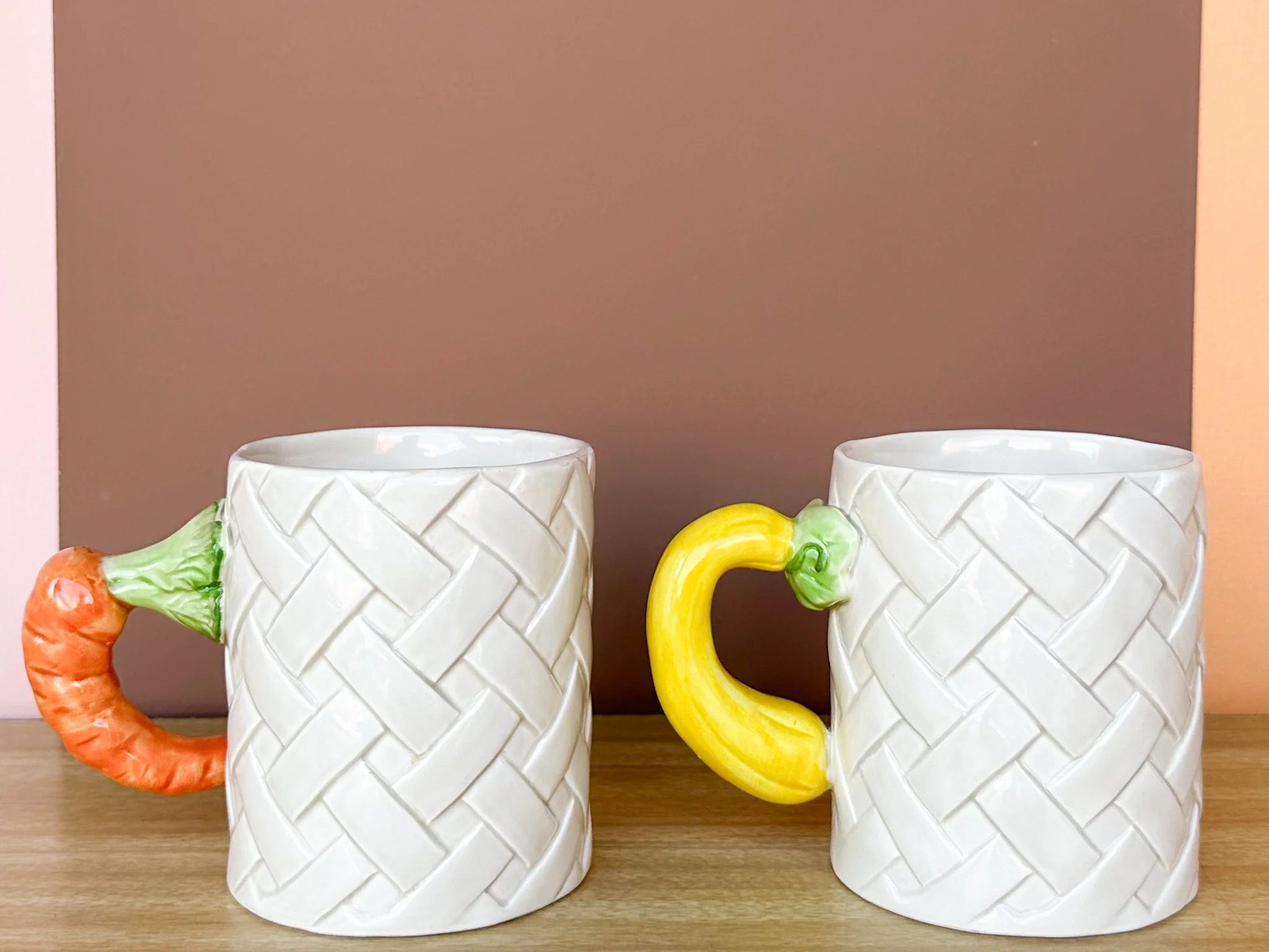 Set of Four Fitz and Floyd Veggie Mugs - Image 4