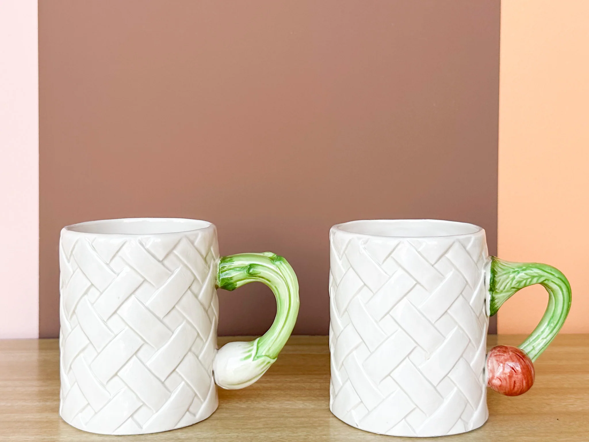Set of Four Fitz and Floyd Veggie Mugs - Image 5