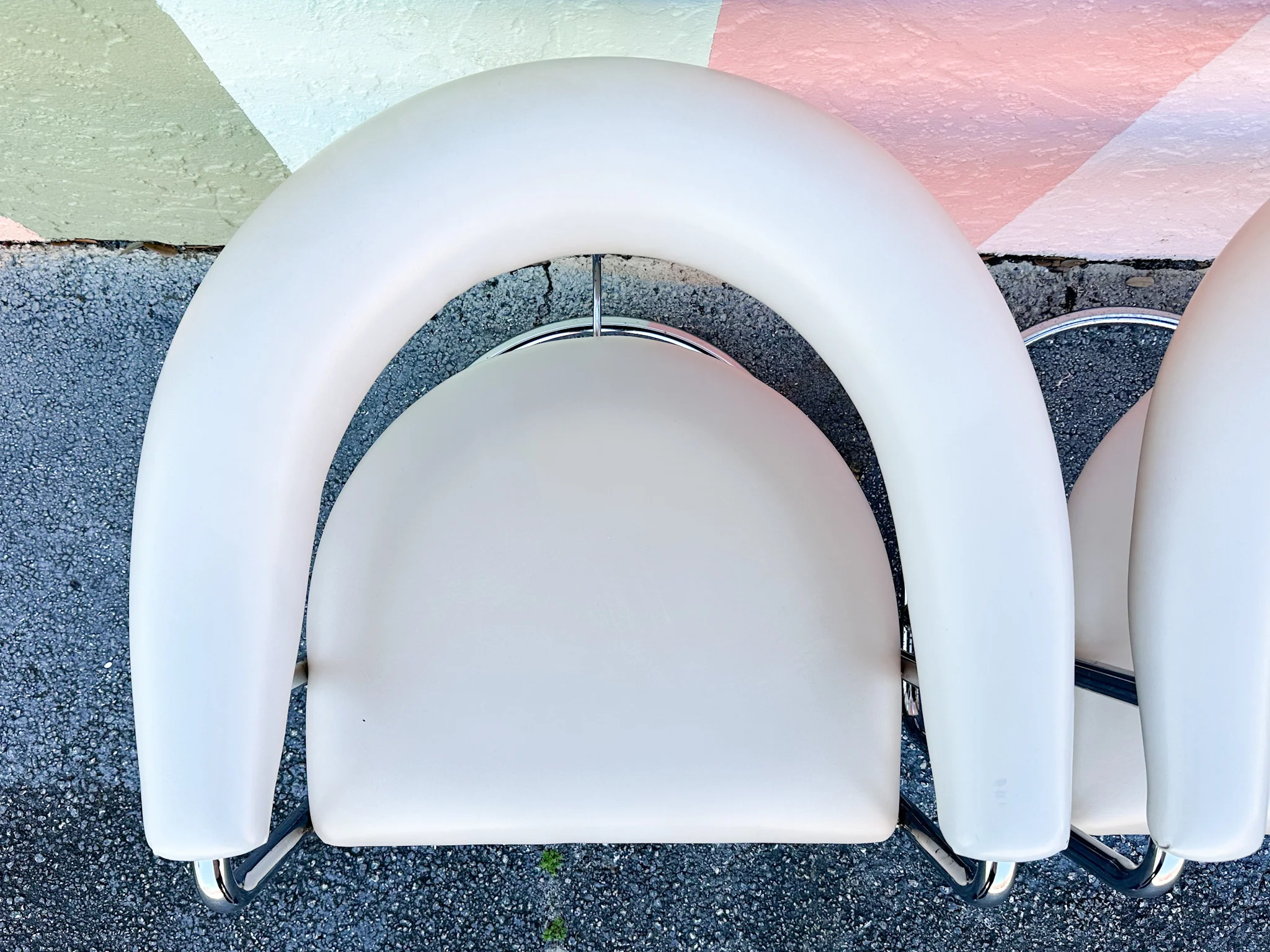 Set of Four MCM Cantilever Chairs - Image 2