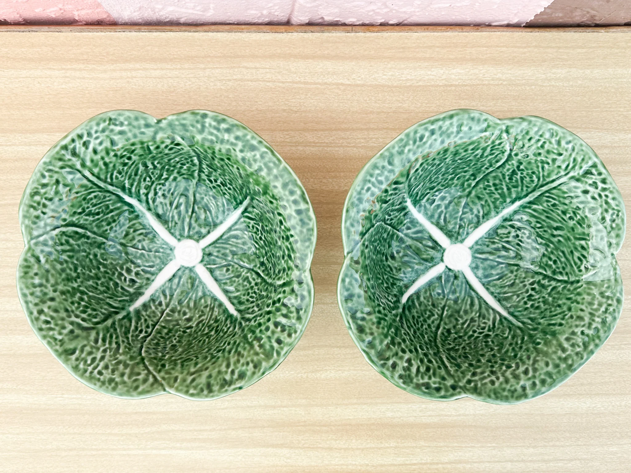 Set of Four Olfaire of Portugal Cabbageware Serving Bowls - Image 5