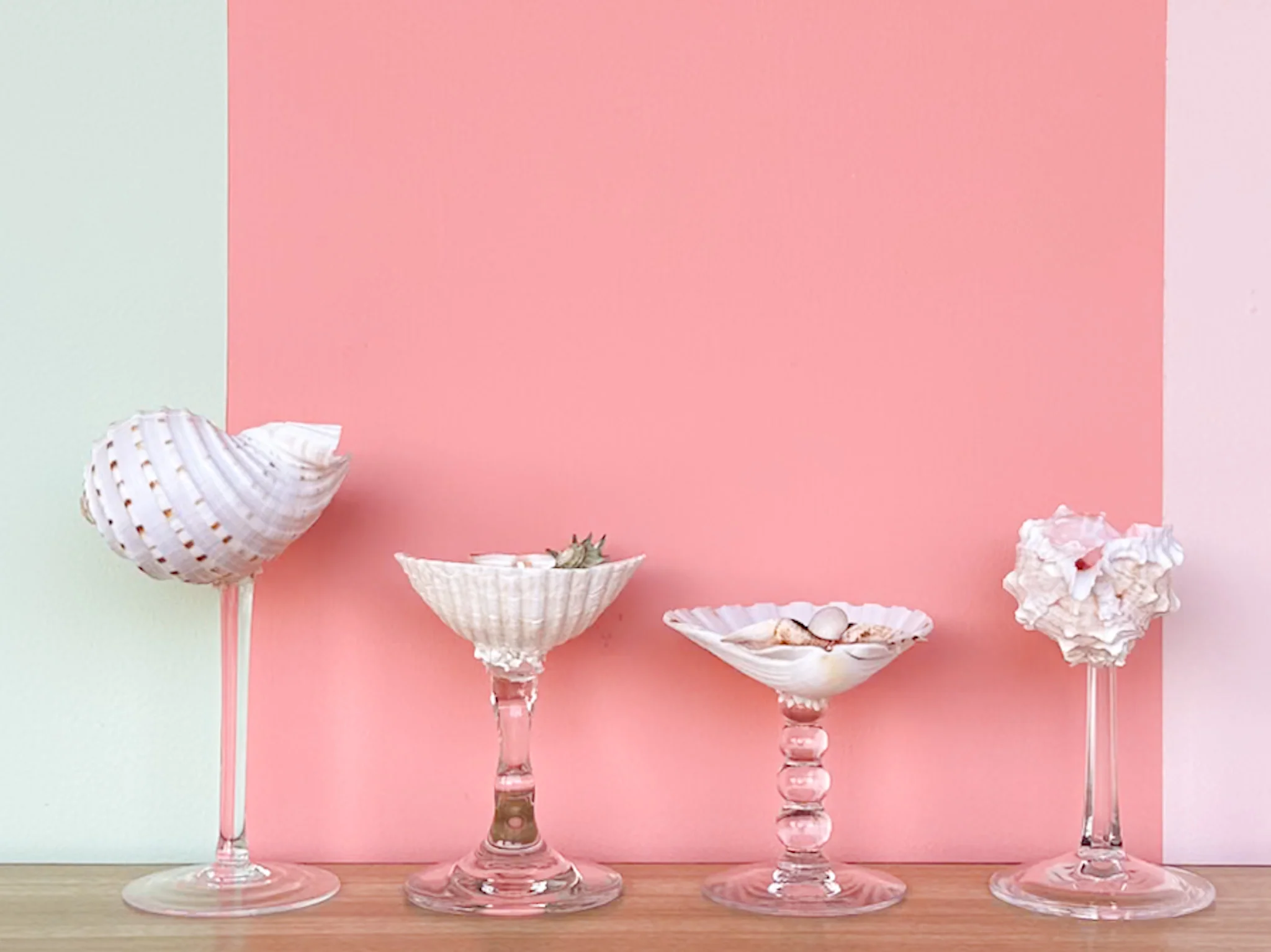 Set of Four Shell Chic Coupes - Image 3
