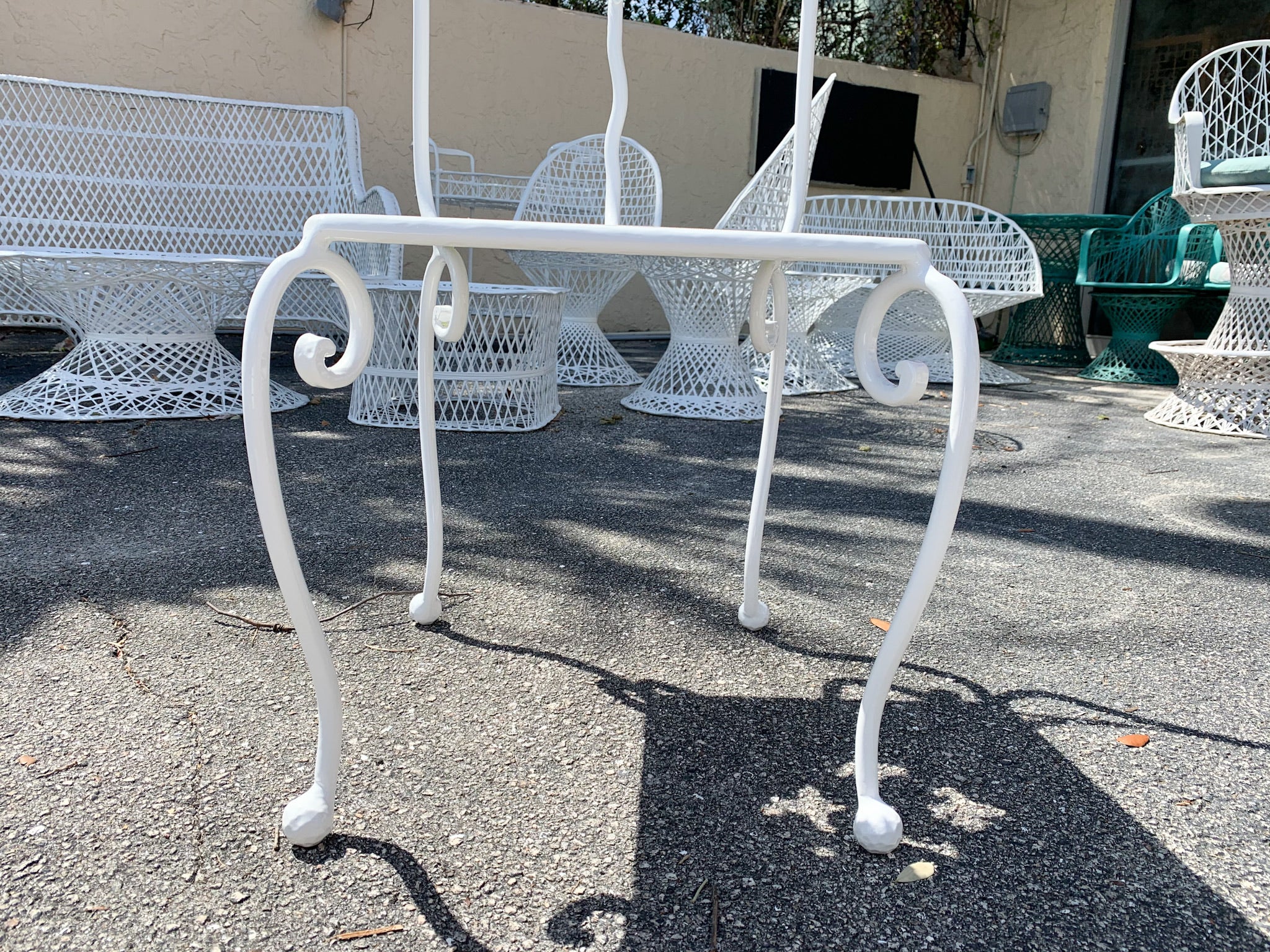 Set of Four Whimsical Patio Chairs - Image 4