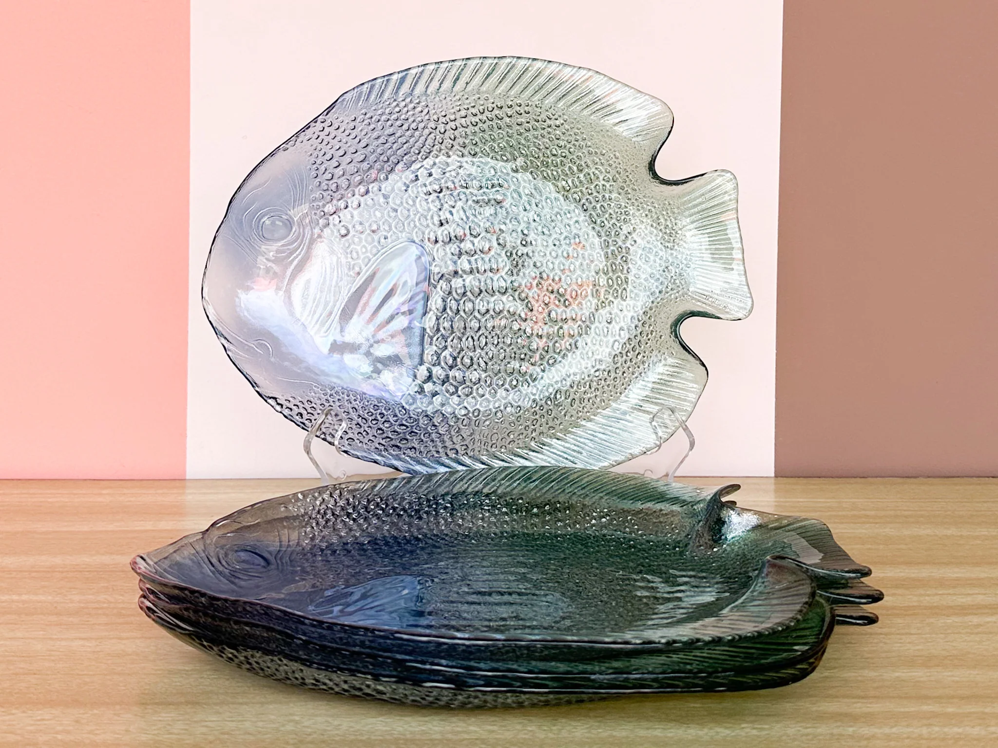Set of French Fish Plates and Platter - Image 5