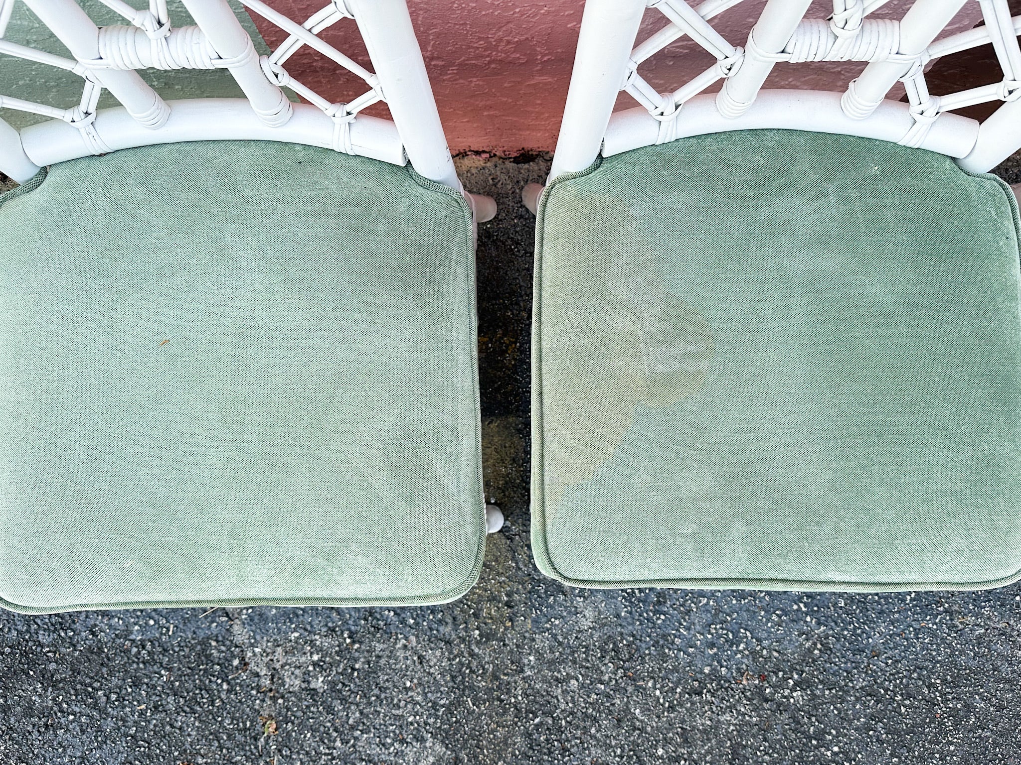 Set of Six Ficks Reed Rattan Dining Chairs - Image 3