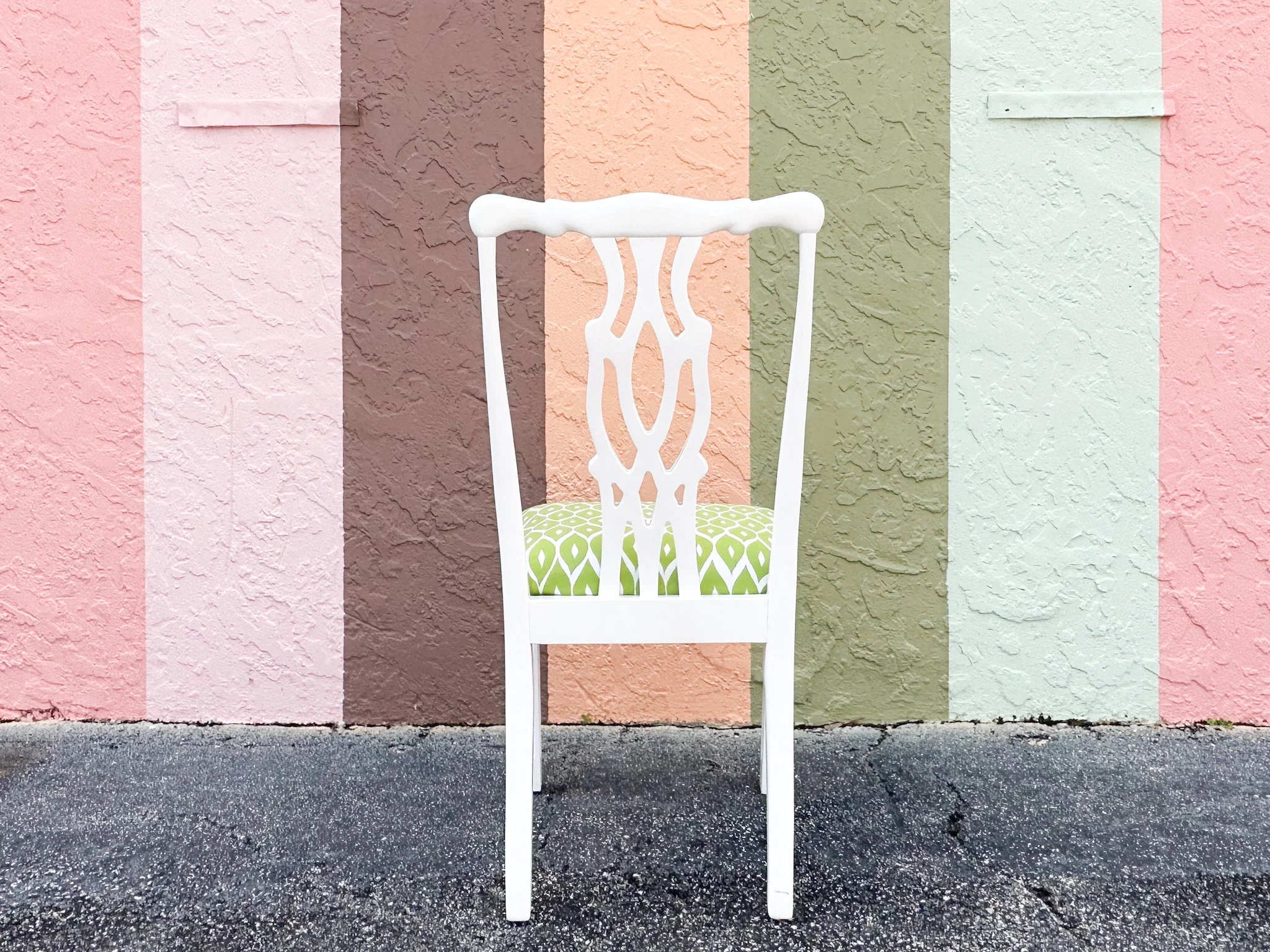 Set of Six Fretwork Dining Chairs - Image 22
