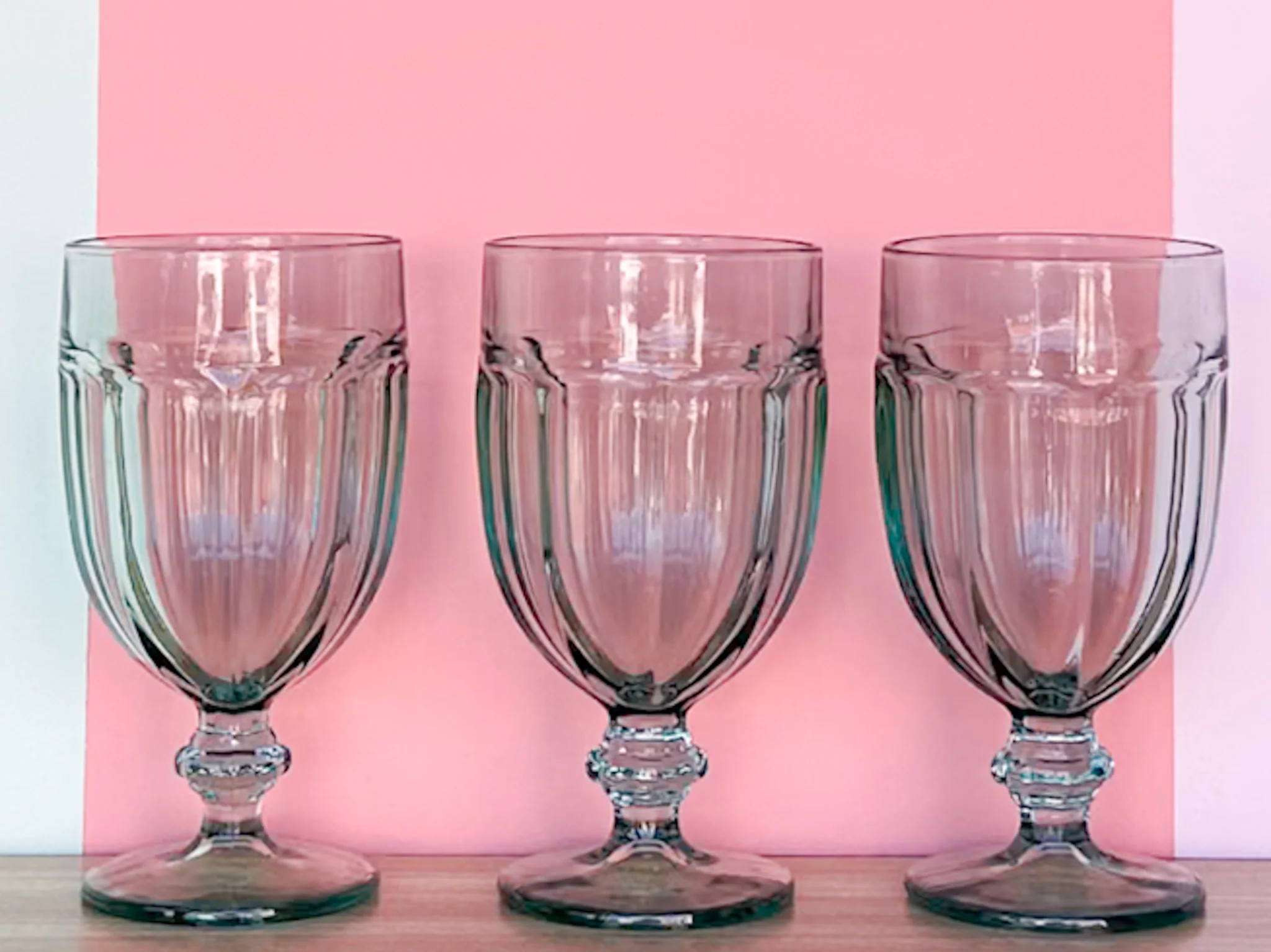 Set of Six Seafoam Goblets - Image 3