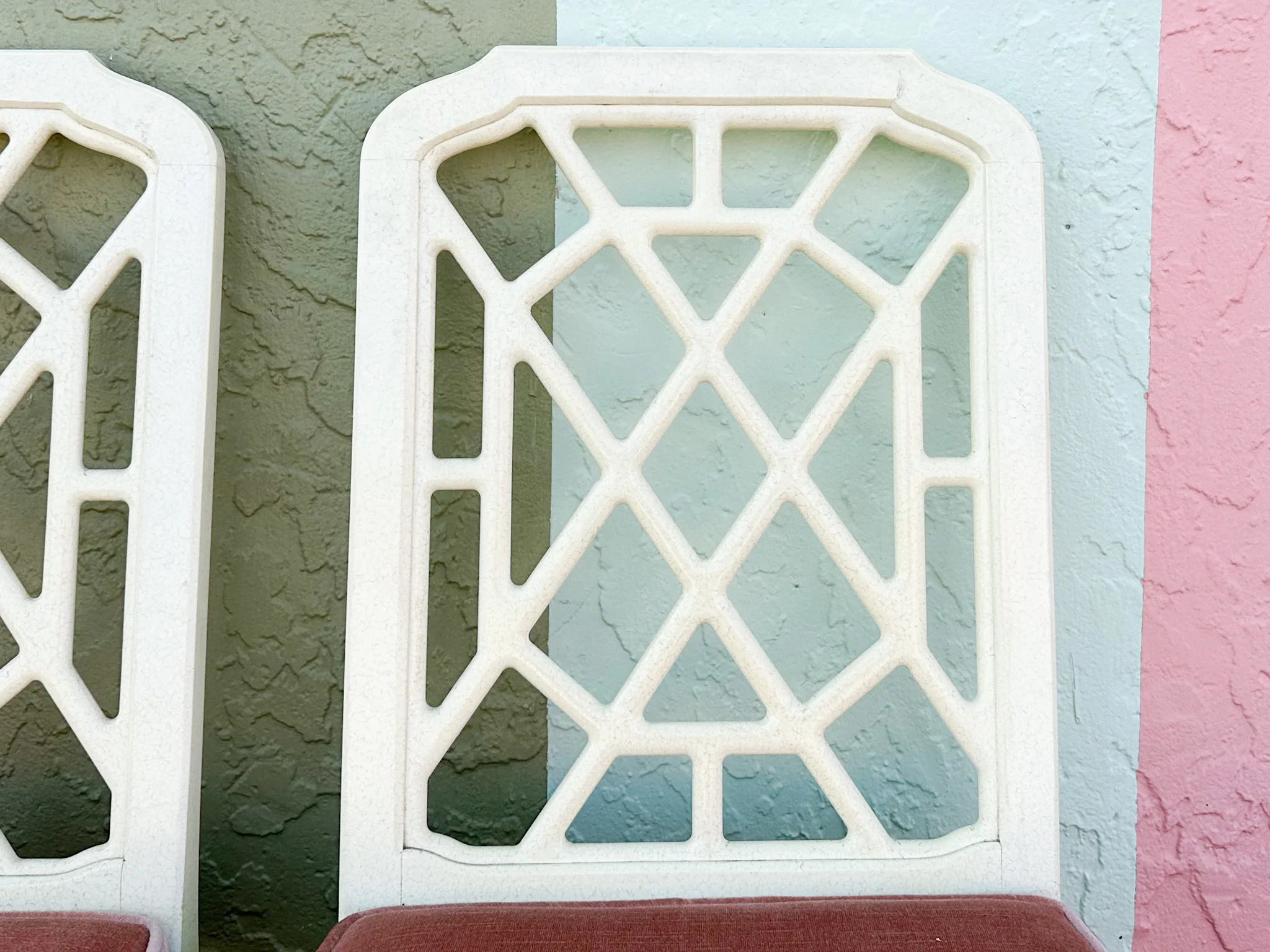 Set of Six Widdicomb Fretwork Dining Chairs - Image 10