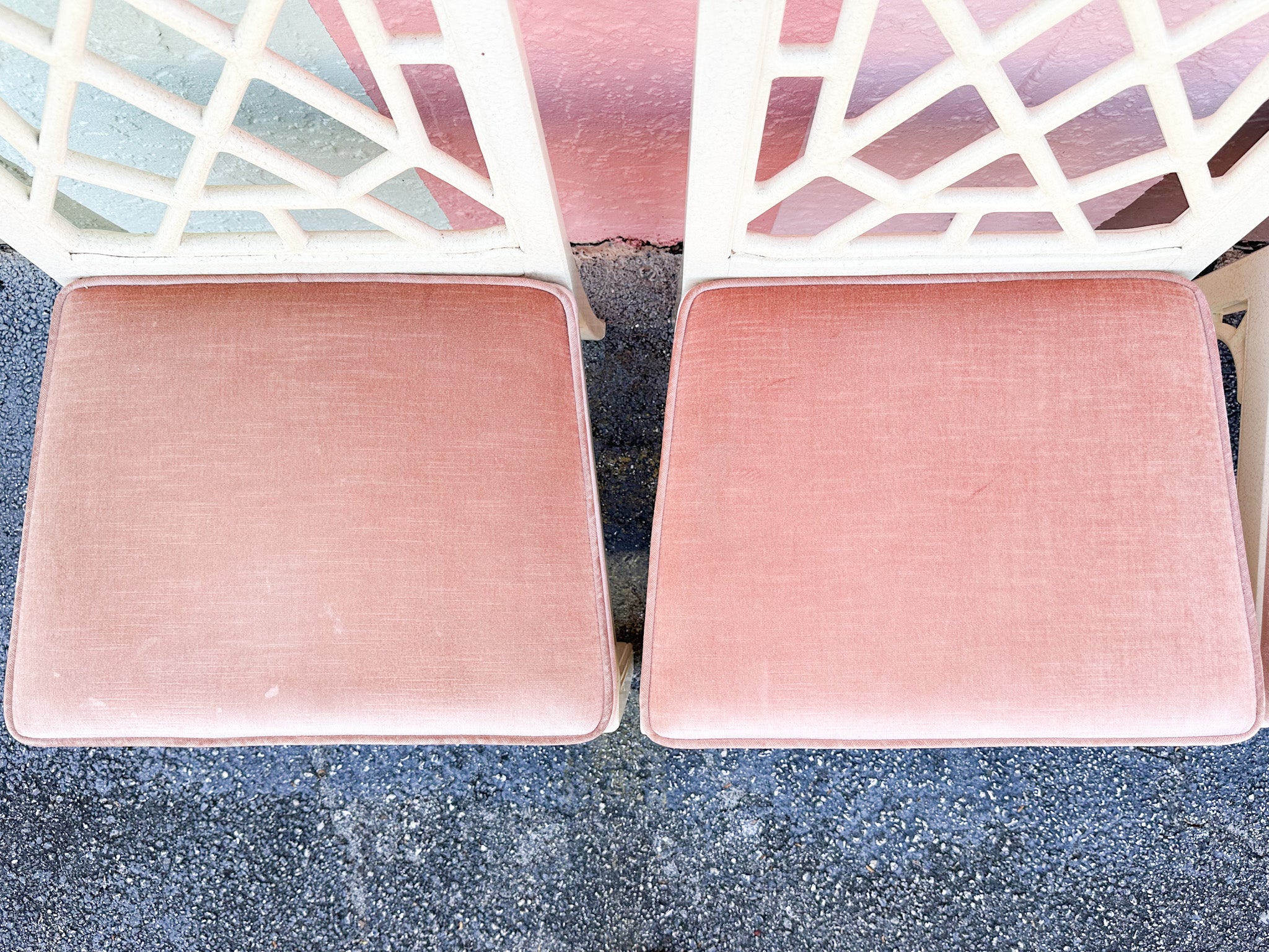 Set of Six Widdicomb Fretwork Dining Chairs - Image 3