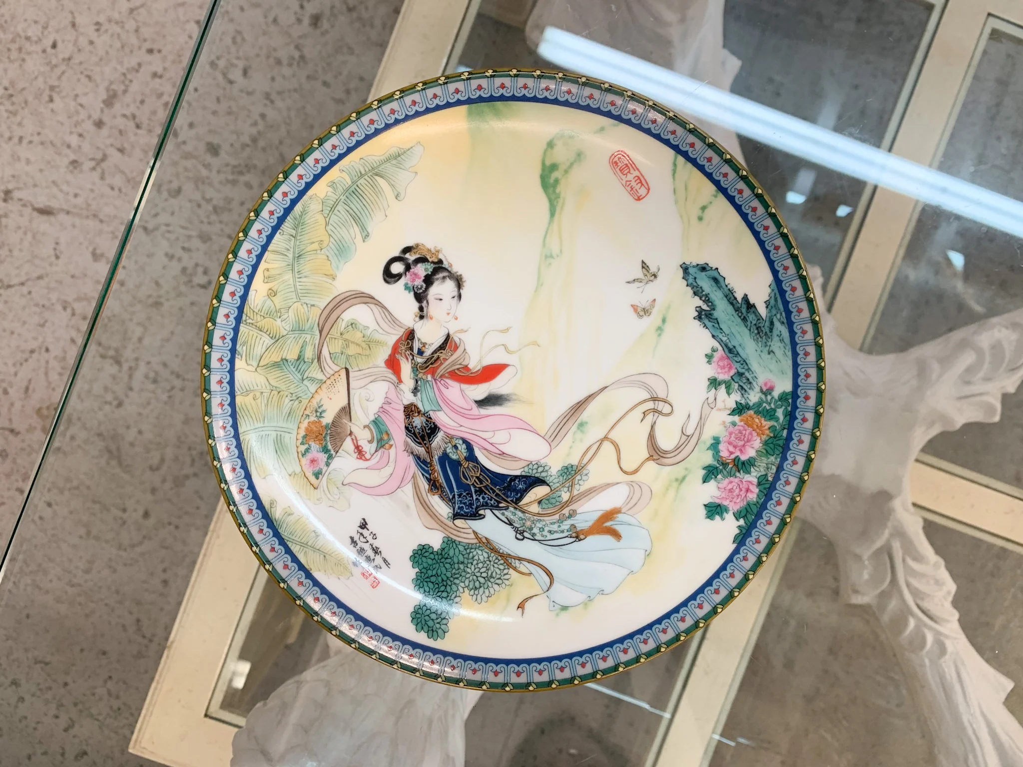 Set of Ten Decorative Asian Plates - Image 4