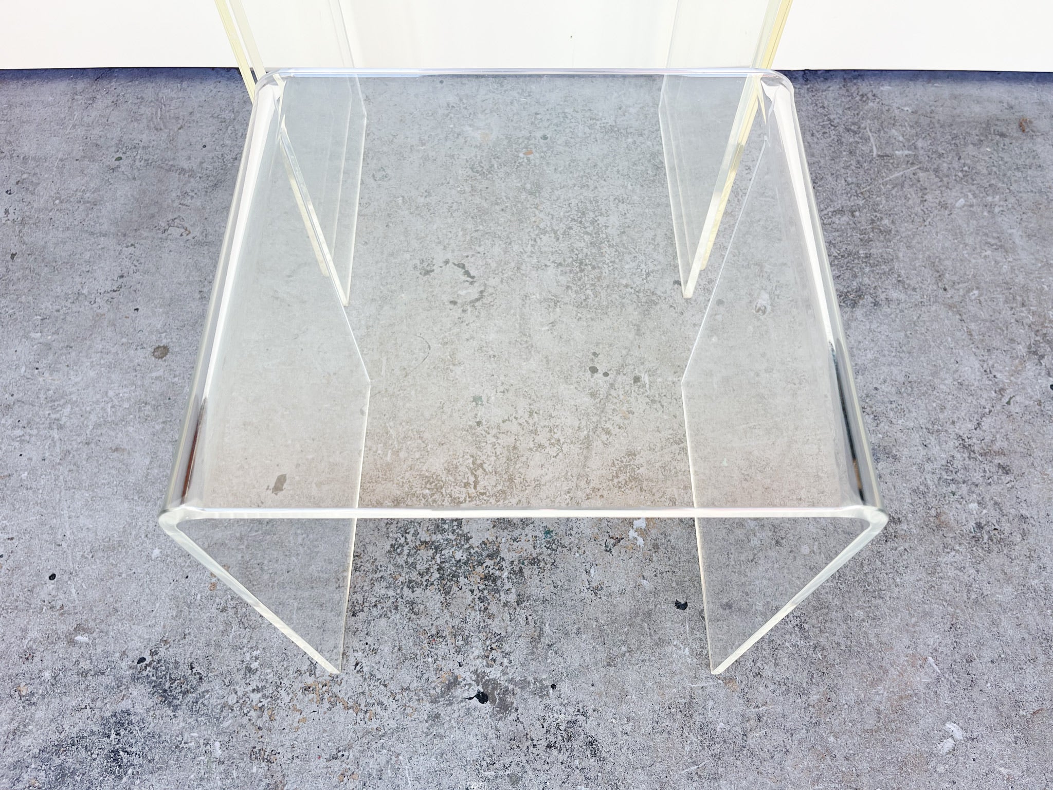 Set of Three Lucite Nesting Tables - Image 6