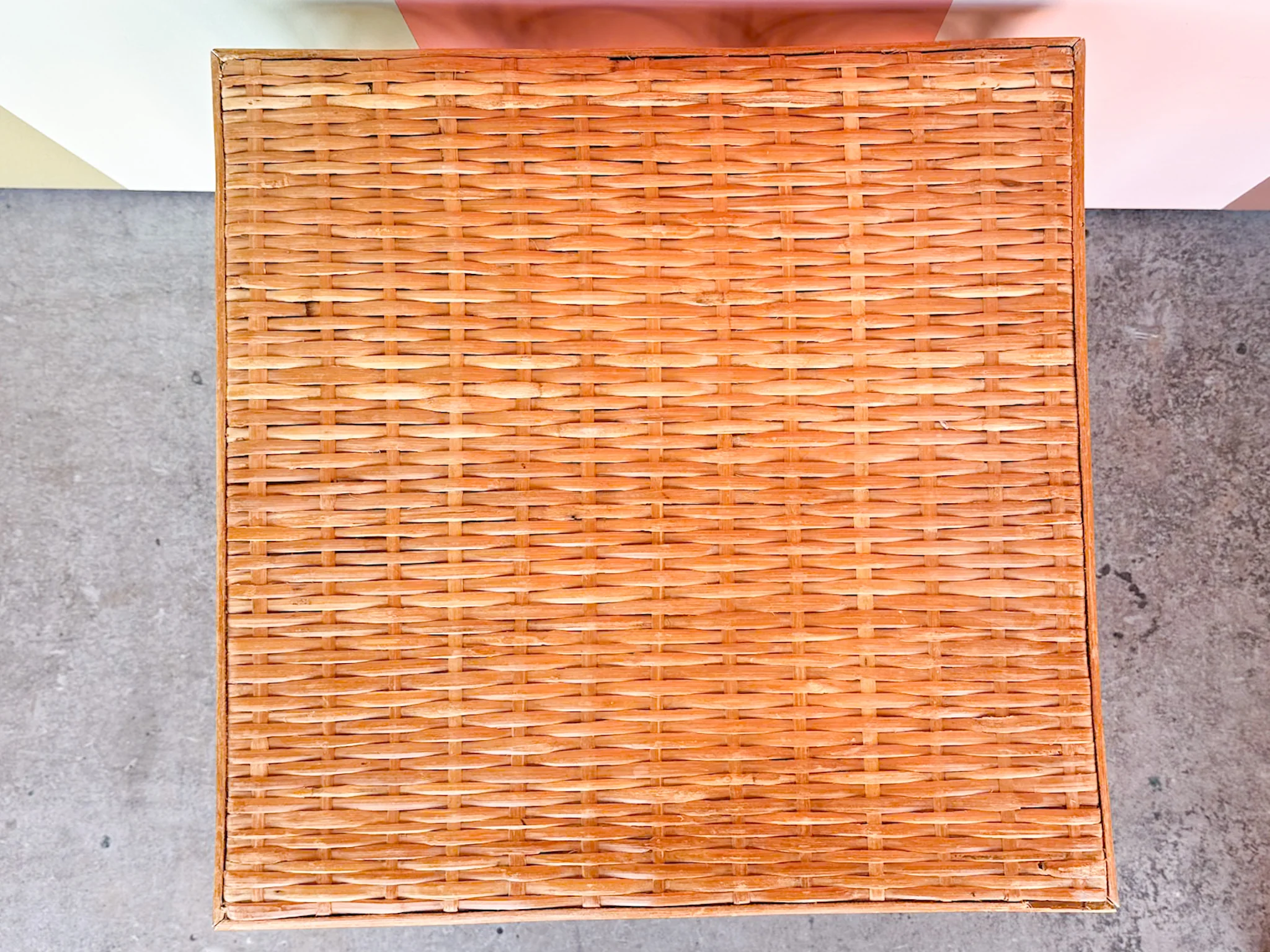 Set of Three Rattan Nesting Tables - Image 6