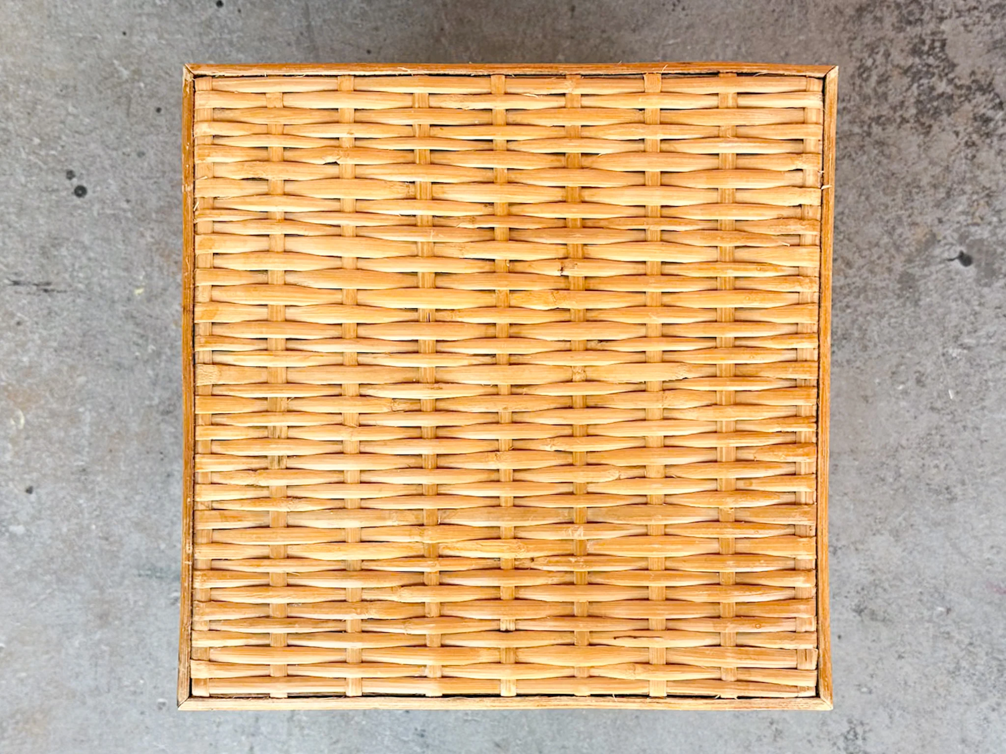 Set of Three Rattan Nesting Tables - Image 8