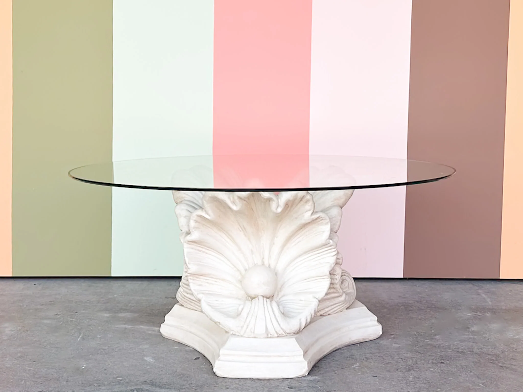 Shell Chic Plaster Coffee Table - Image 3