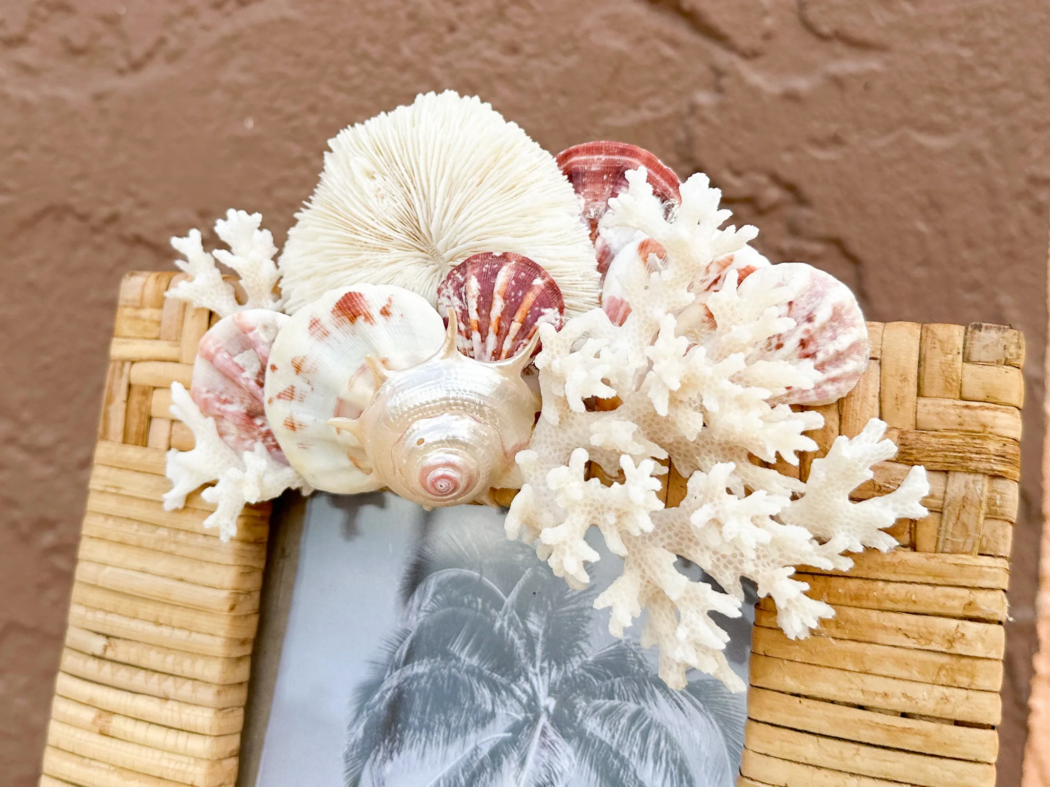 Shell Chic Rattan Frame - Image 2