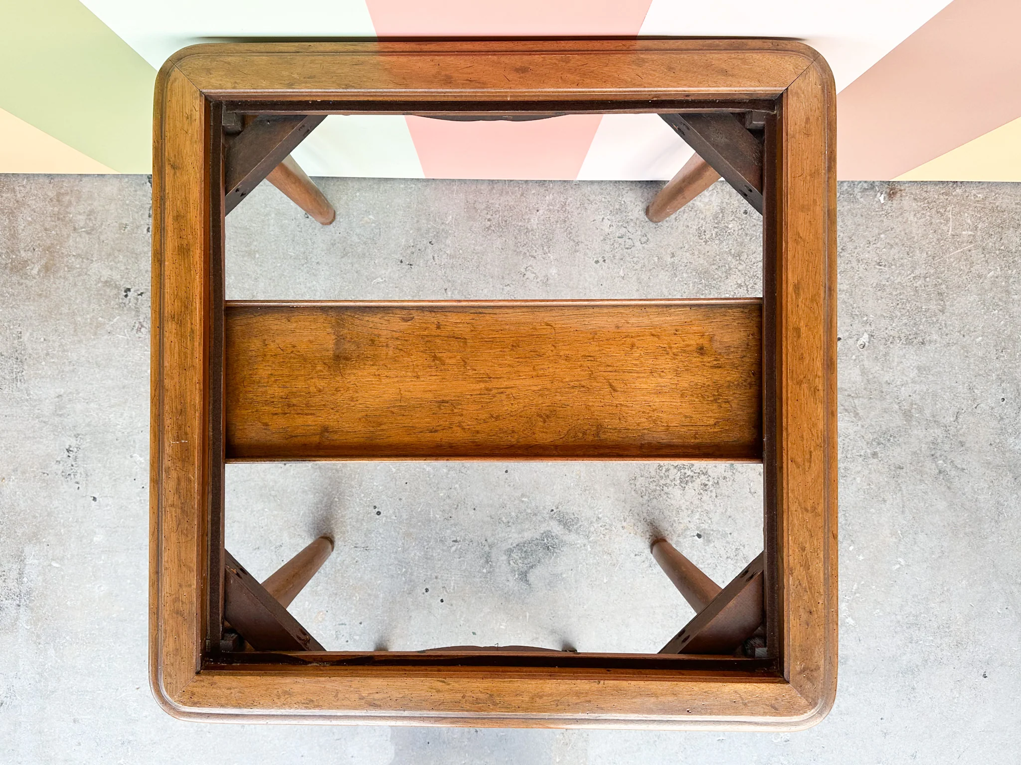 Drexel Shell Motif Wood Game Table - Image 13