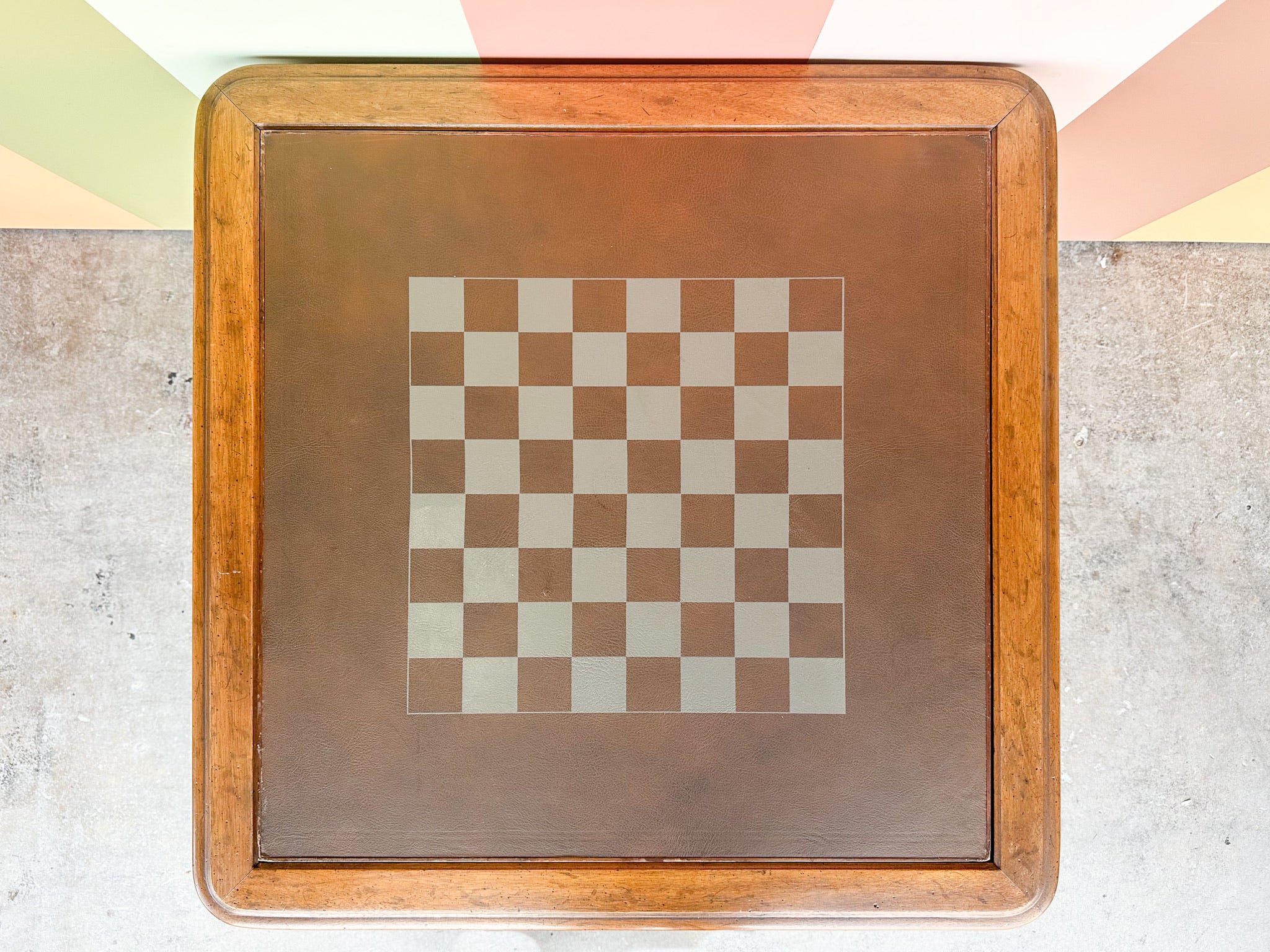 Drexel Shell Motif Wood Game Table - Image 7