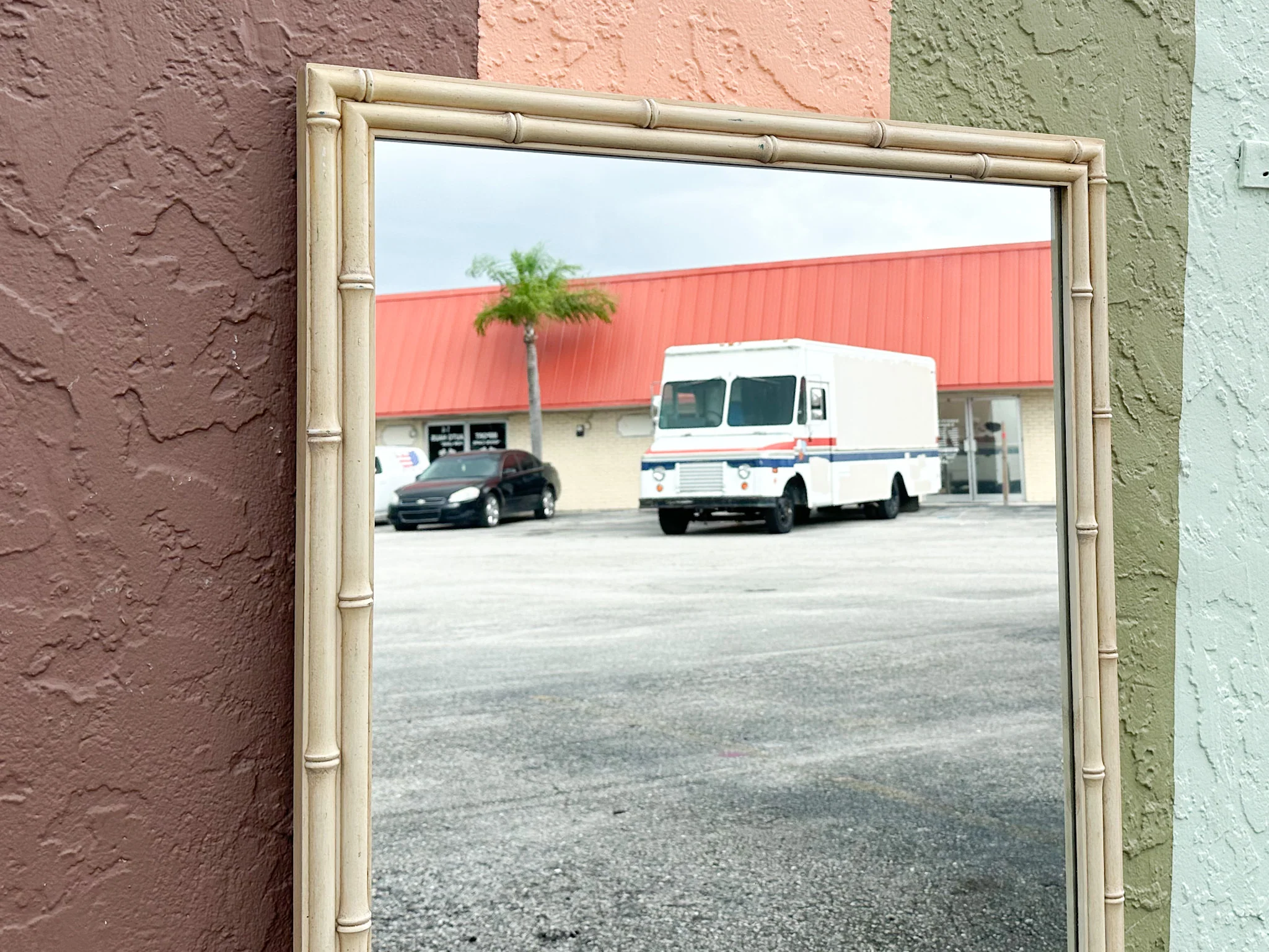 Simple and Chic Faux Bamboo Mirror - Image 6