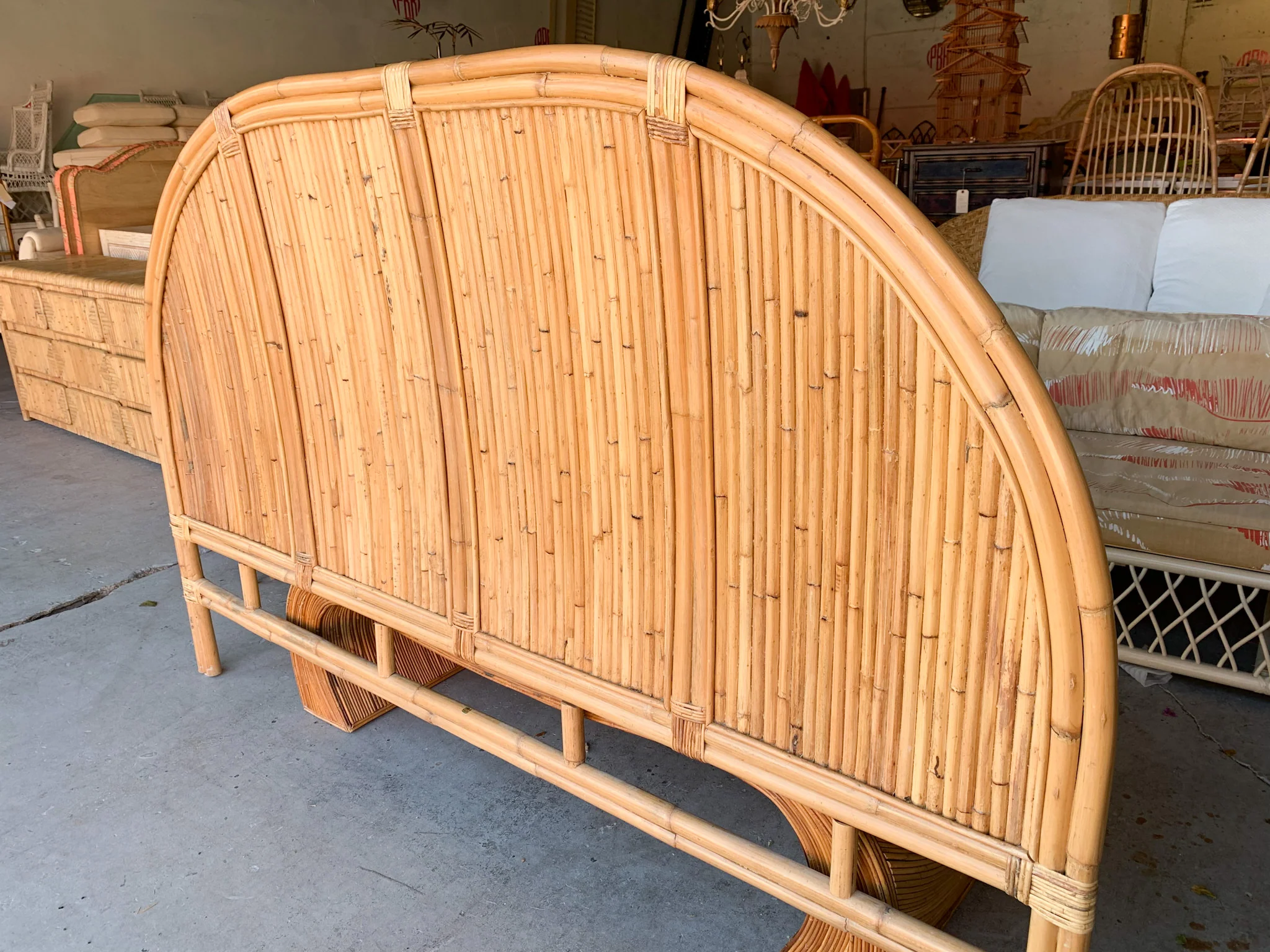 Split Bamboo King Headboard - Image 4