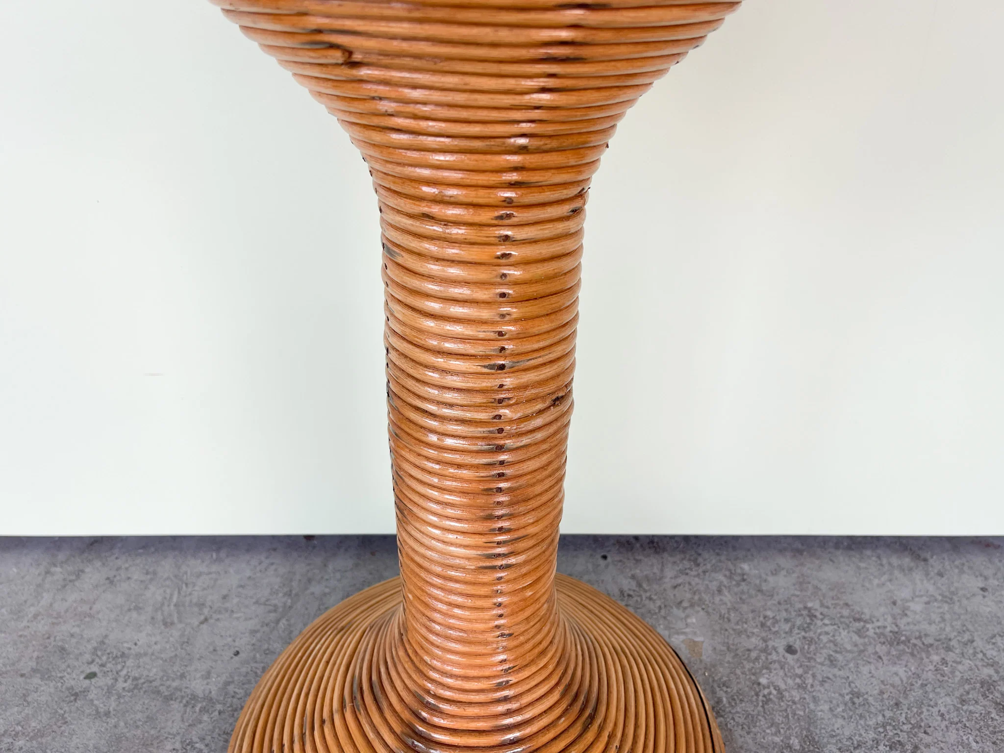 Pencil Reed Rattan Plant Stand - Image 3