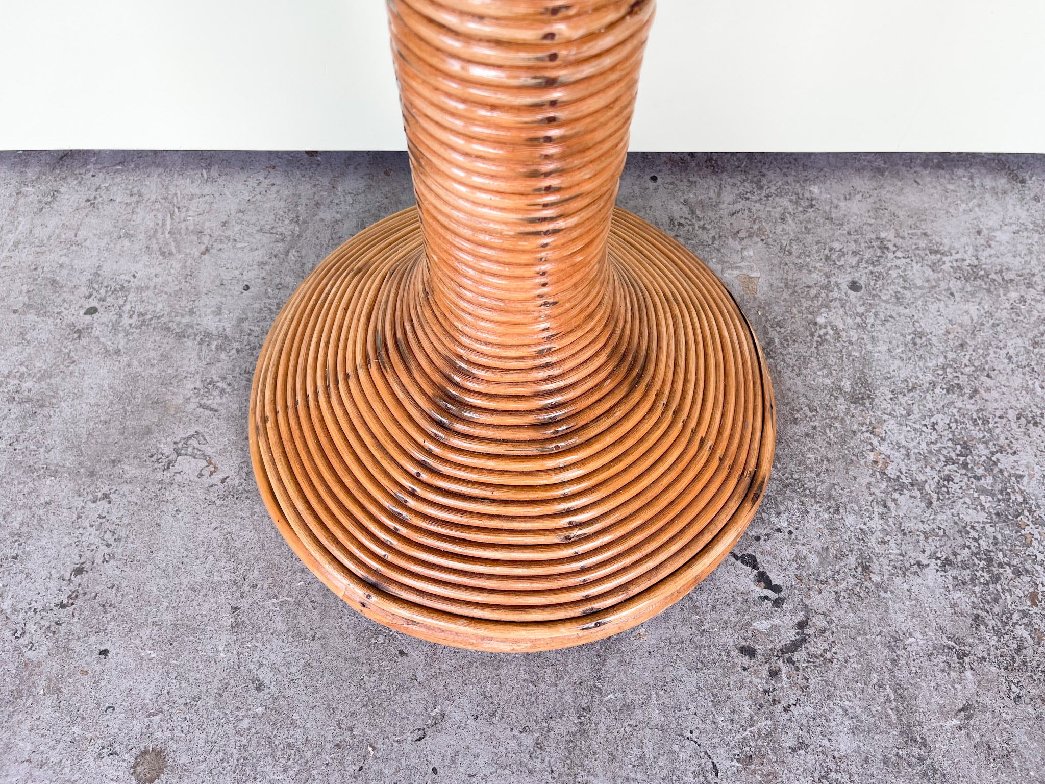 Pencil Reed Rattan Plant Stand - Image 4