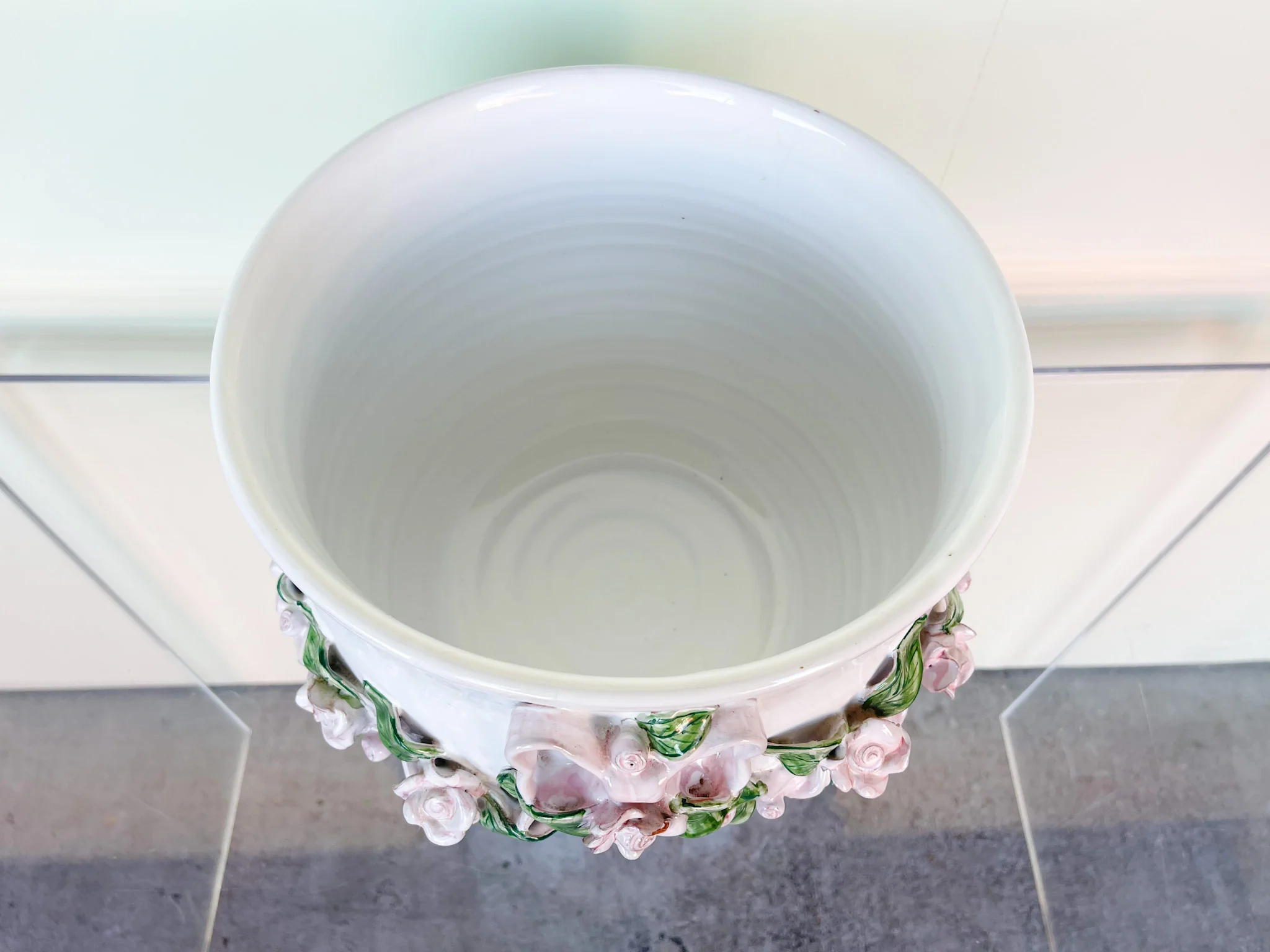 Sweet Floral Italian Cachepot - Image 2