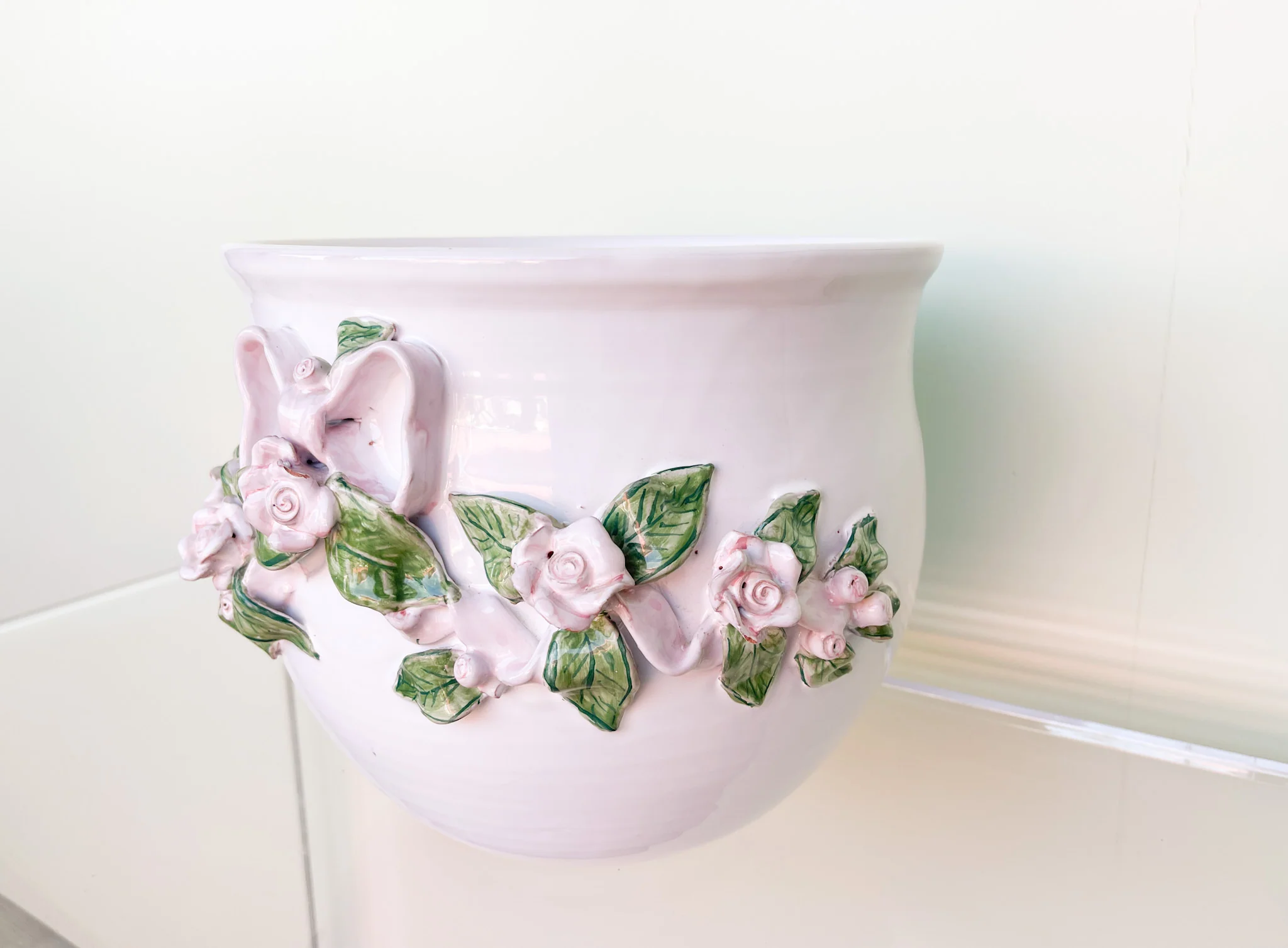 Sweet Floral Italian Cachepot - Image 4