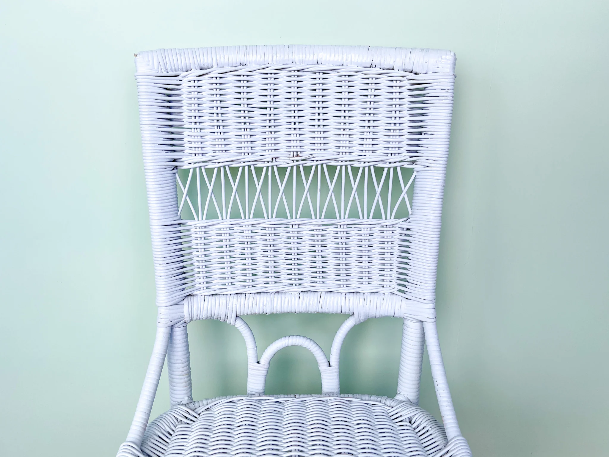 Sweet Braided Rattan Desk and Chair - Image 9