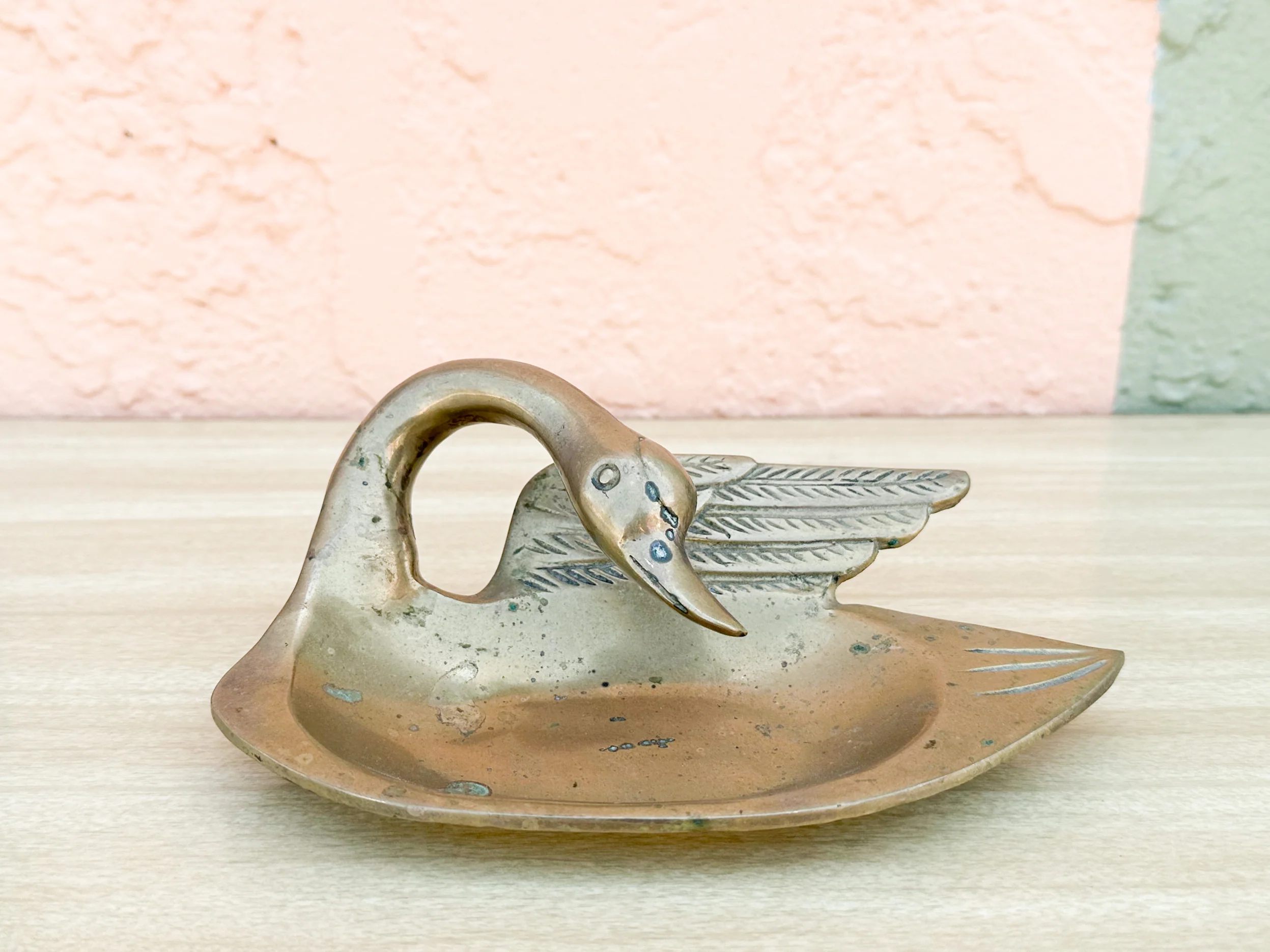Sweet Brass Swan Dish - Image 5