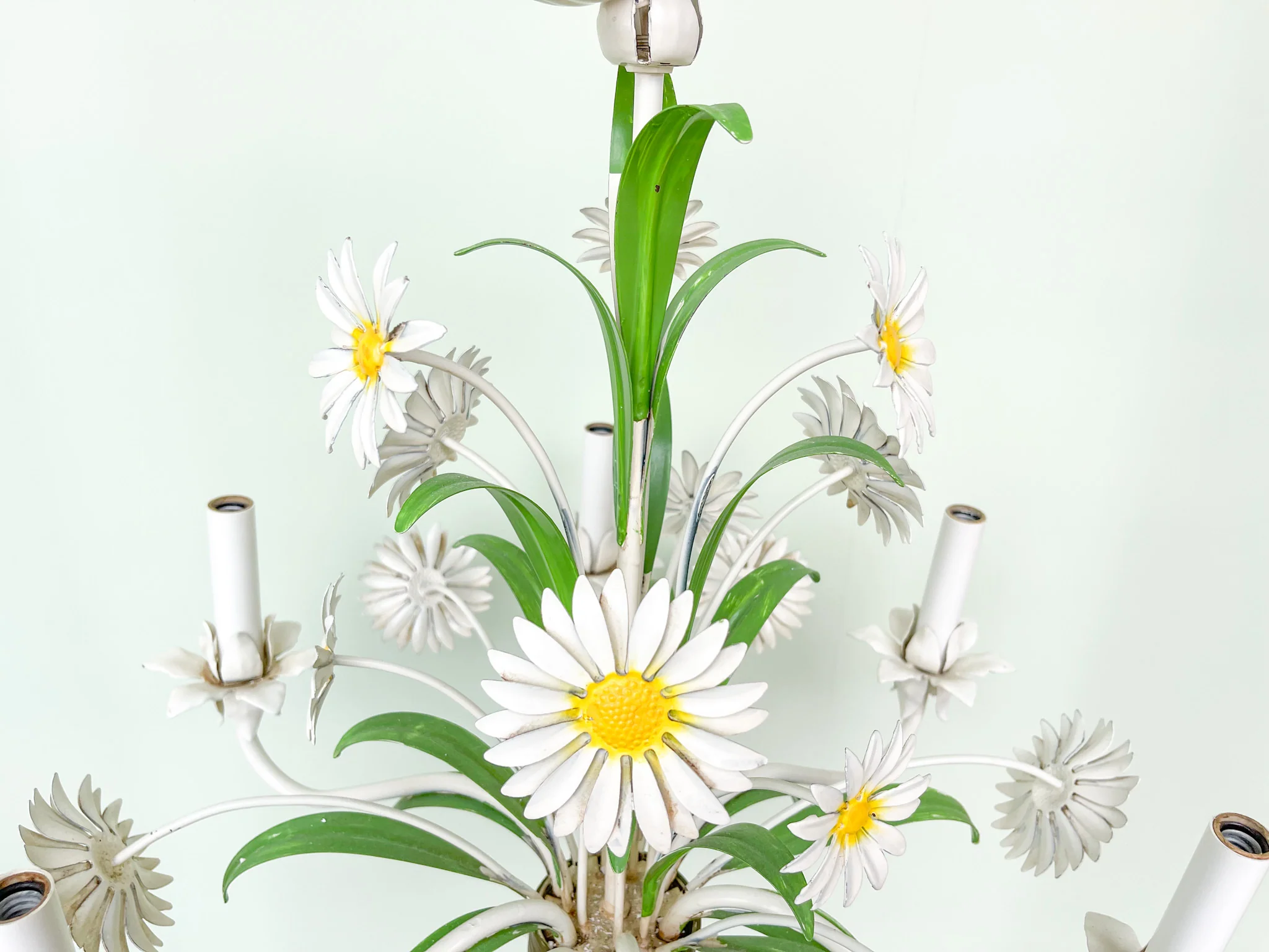 Sweet Daisy Tole Chandelier - Image 3