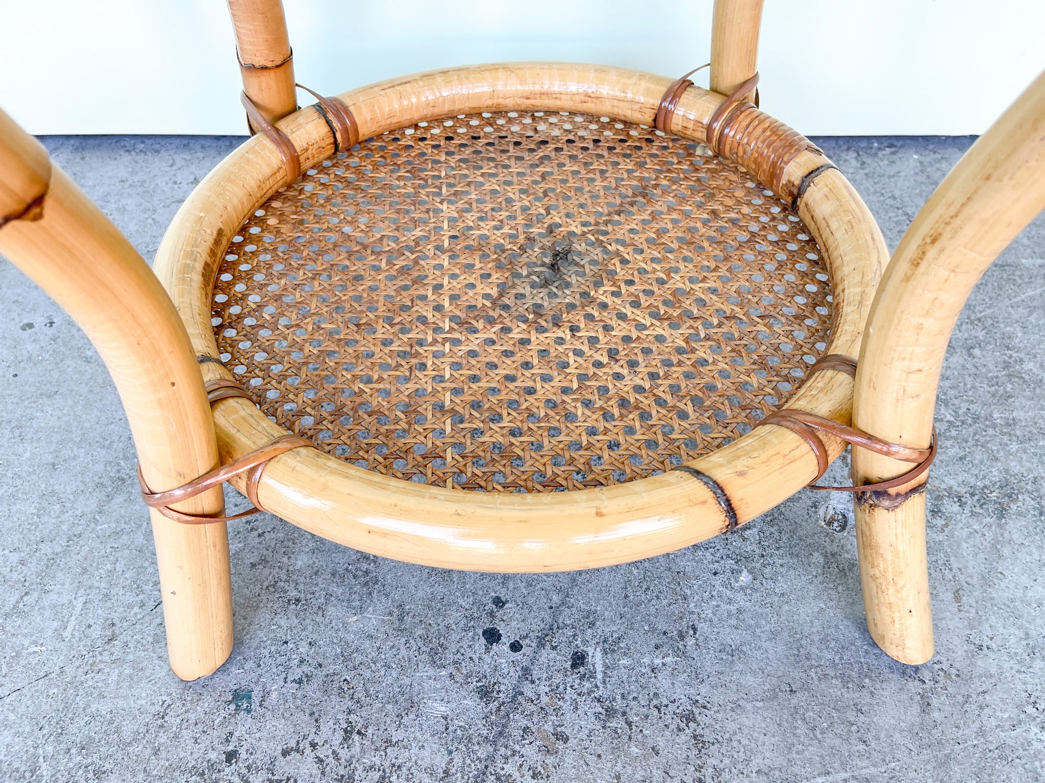 Sweet Rattan and Cane End Table - Image 4