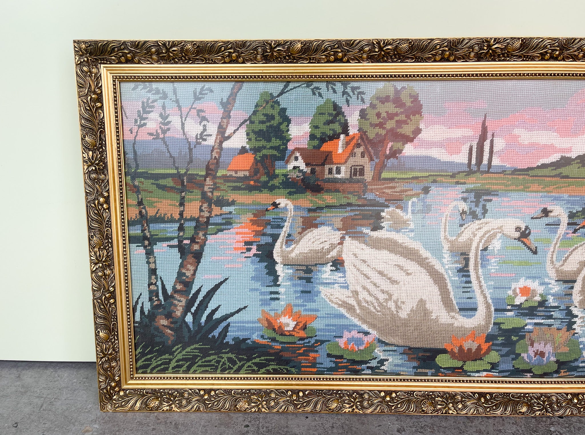 Sweet Swan Needlepoint - Image 2